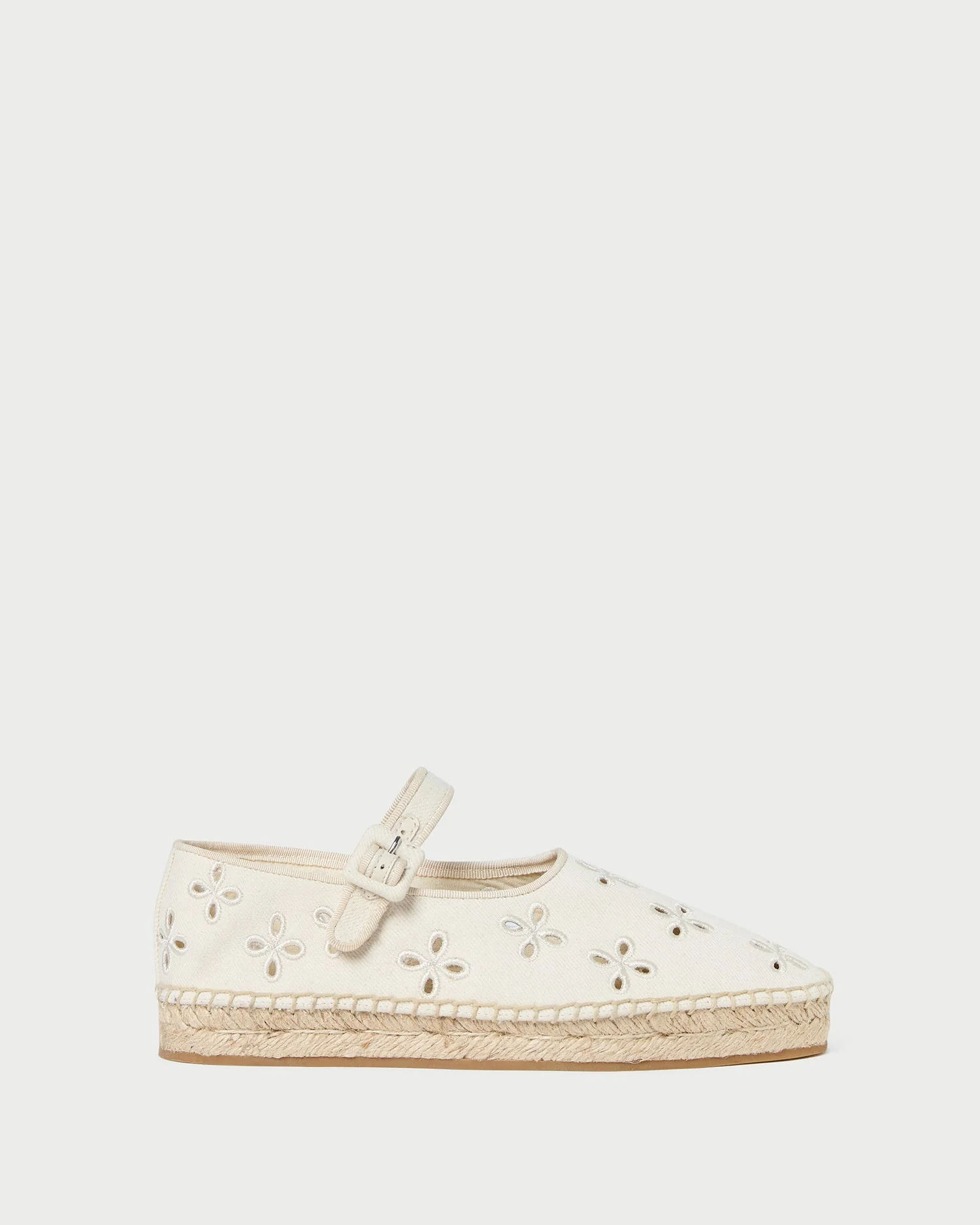 Loeffler Randall - Clover Natural Embroidered Espadrille - Image 3