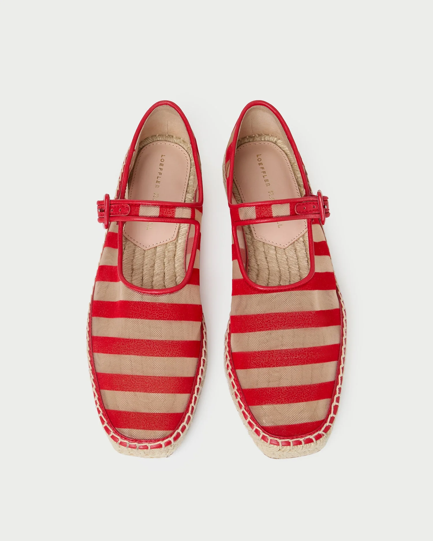Loeffler Randall - Clover Red/Caramel Mesh Espadrille