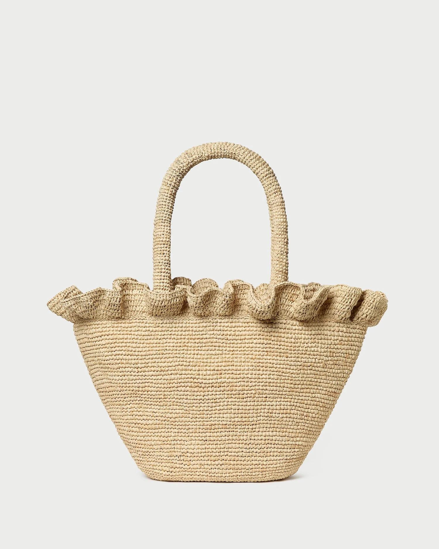 Loeffler Randall - Cyrus Natural Ruffled Woven Tote