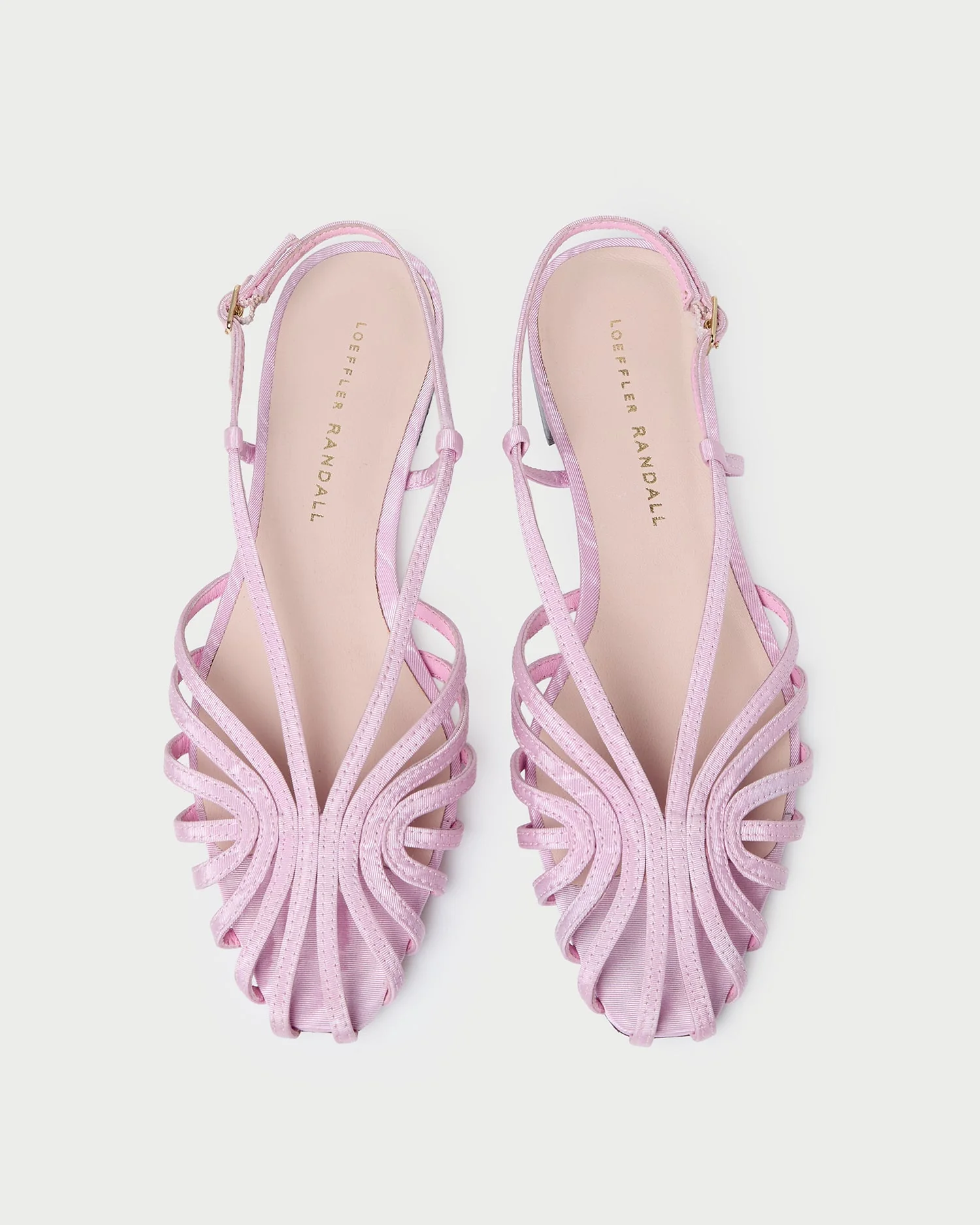 Loeffler Randall - Devon Pink Moiré Slingback Sandal