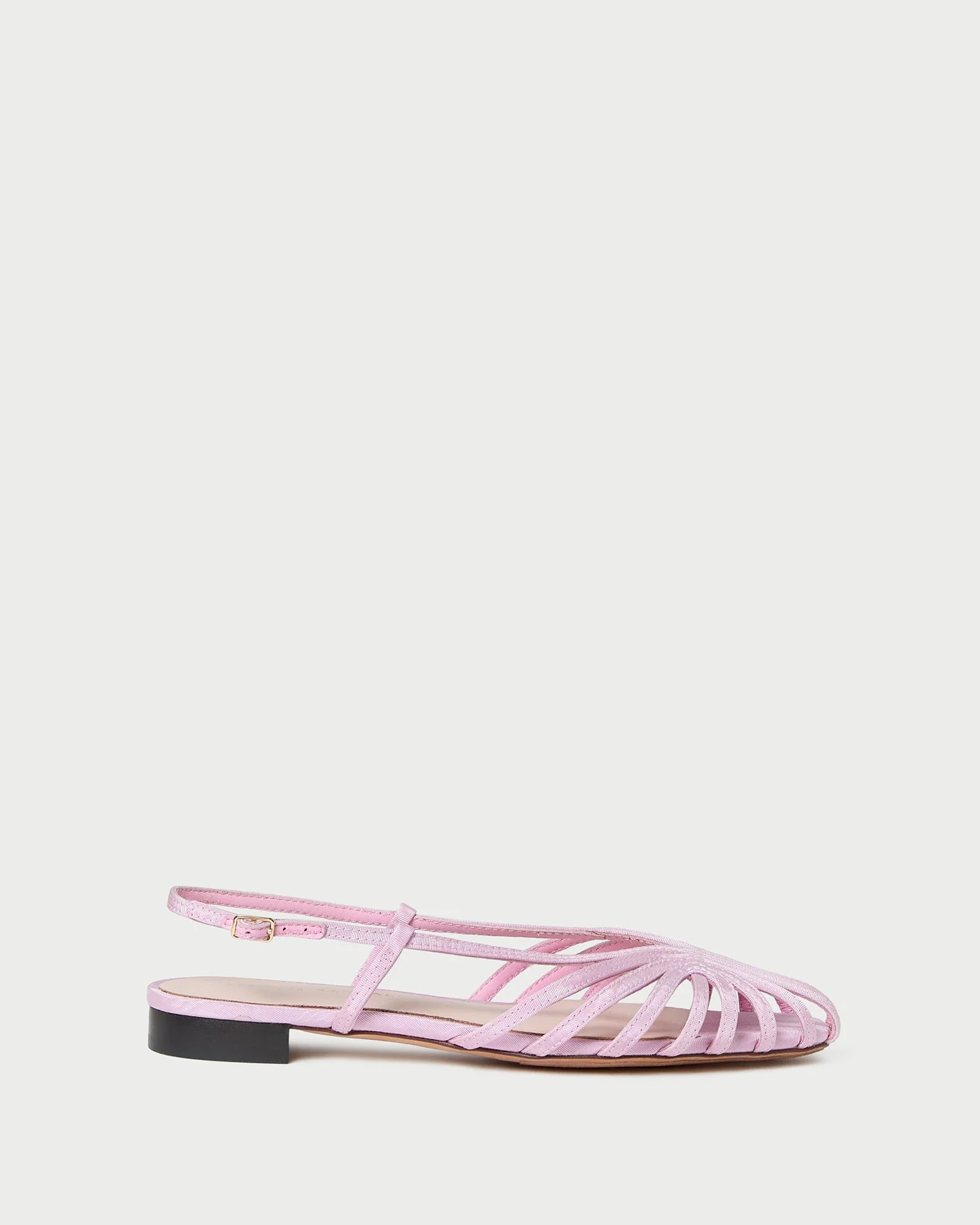 Loeffler Randall - Devon Pink Moiré Slingback Sandal - Image 3