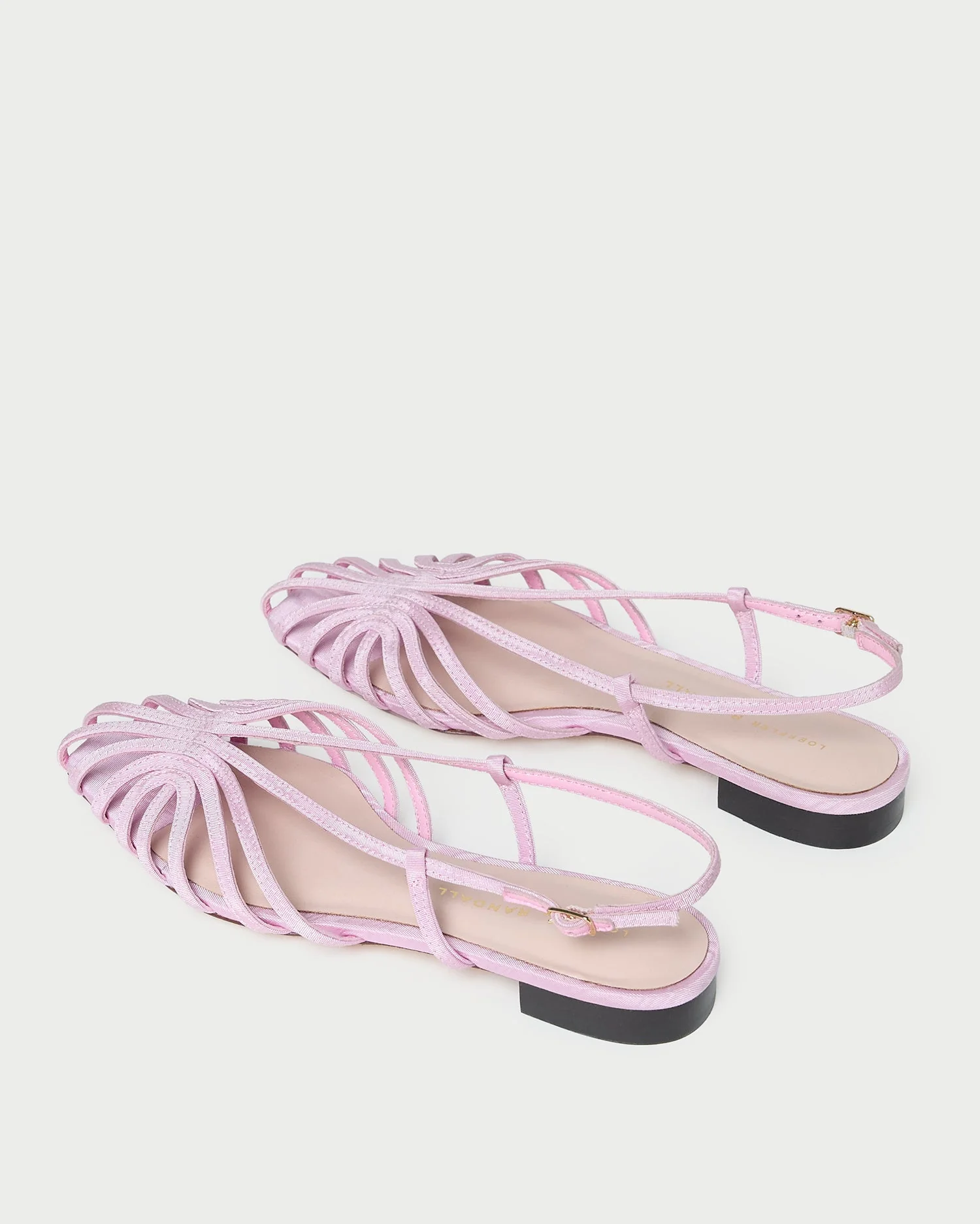 Loeffler Randall - Devon Pink Moiré Slingback Sandal - Image 5