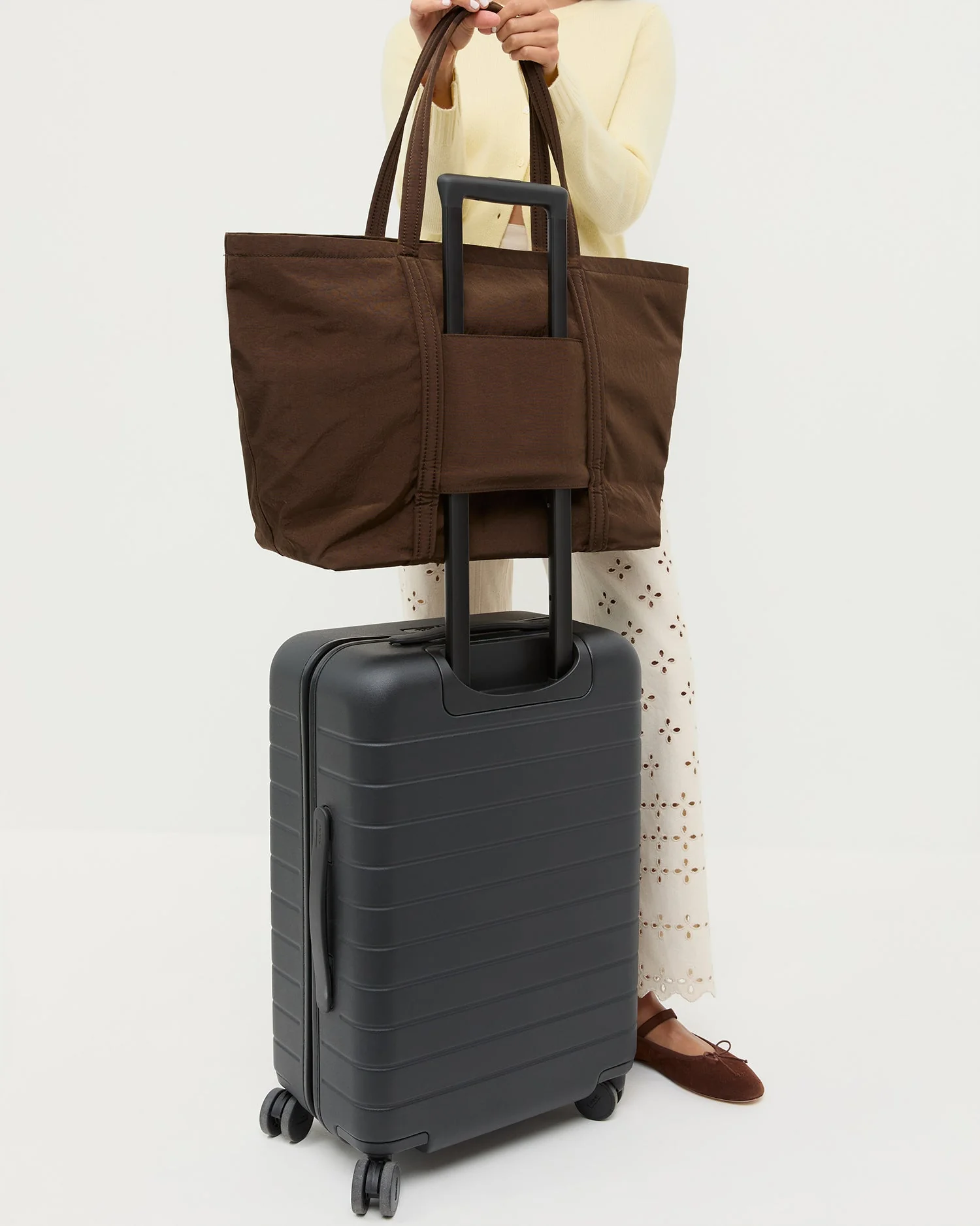 Loeffler Randall - Dina Chocolate Travel Tote - Image 6