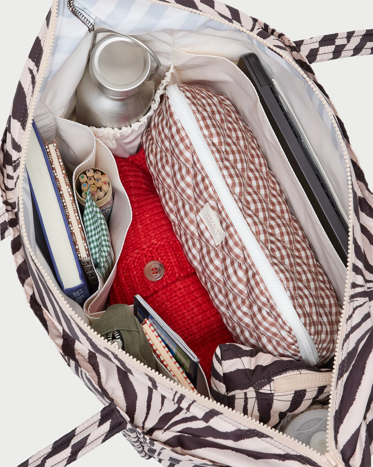 Loeffler Randall - Dina Zebra Travel Tote - Image 5