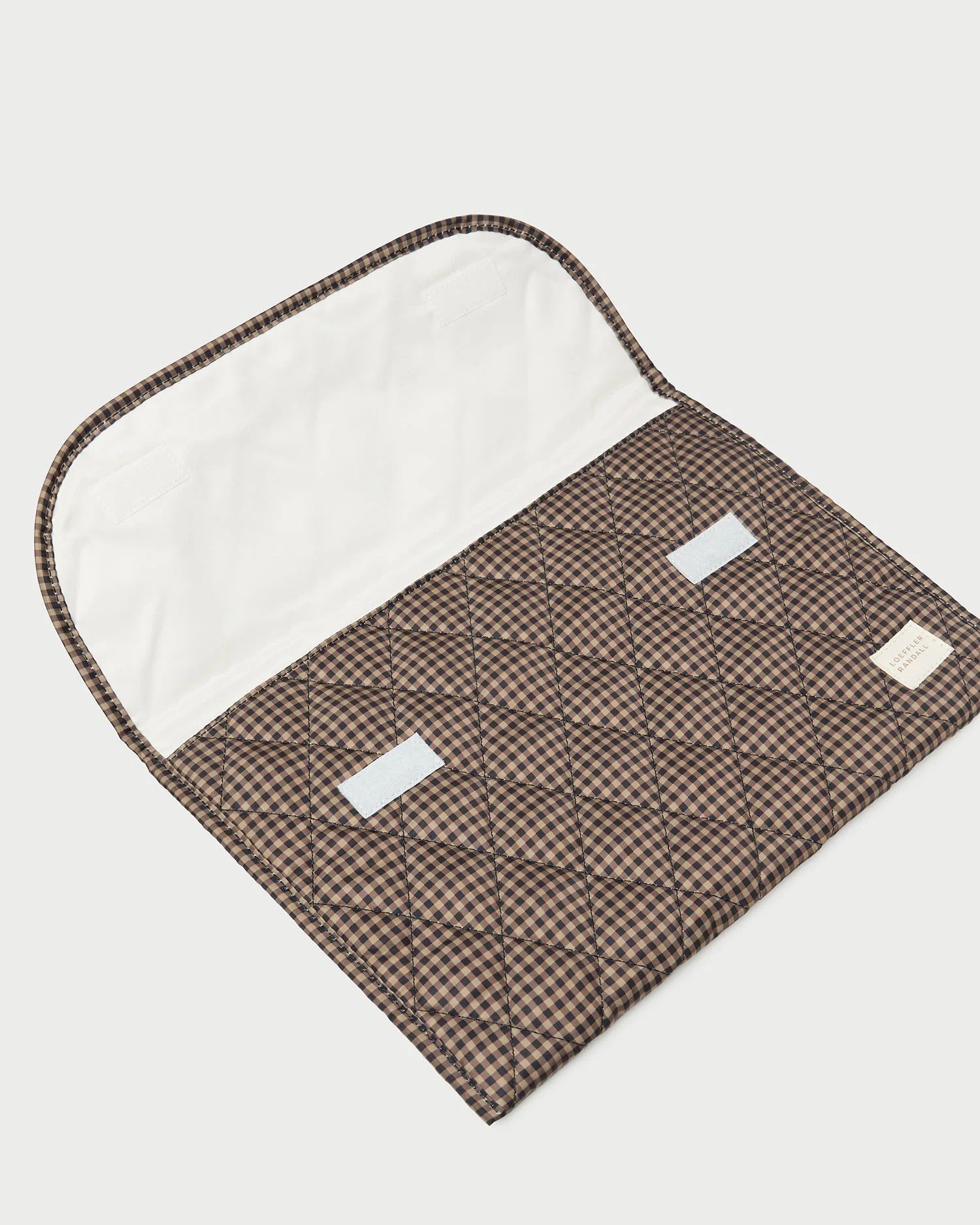 Loeffler Randall - Faris Brown/Black Check Laptop Sleeve - Image 2