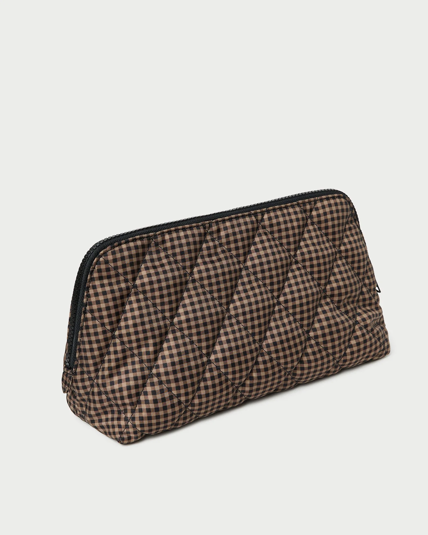 Loeffler Randall - Frances Brown/Black Check Cosmetic Pouch - Image 2