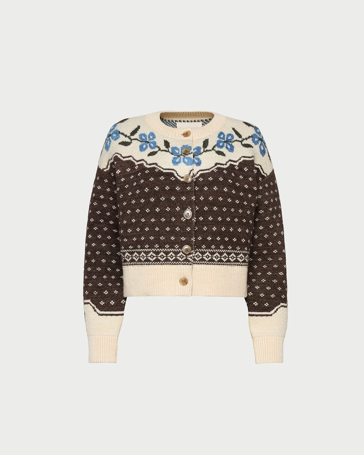 Loeffler Randall - Idris Intarsia Cardigan - Image 2