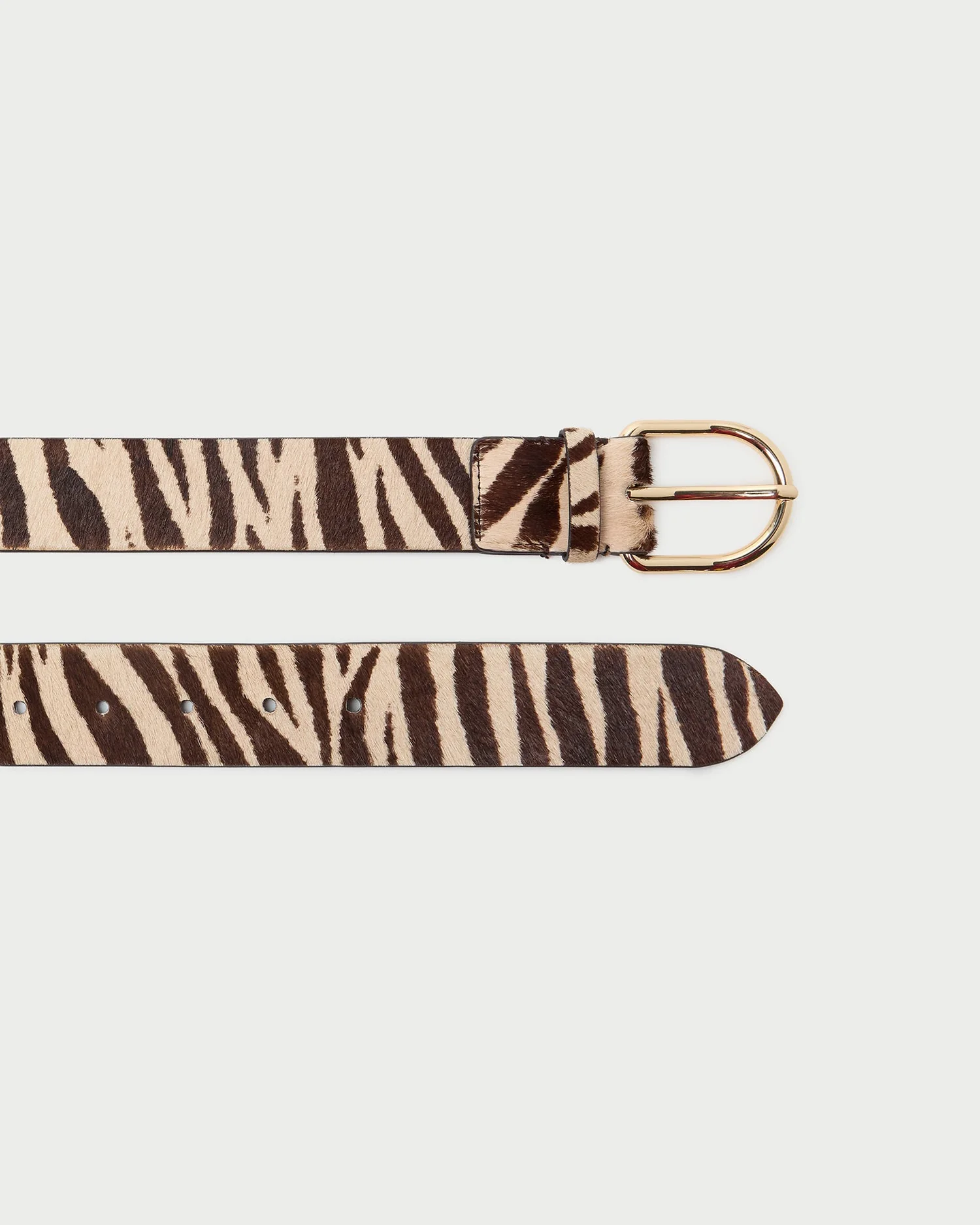 Loeffler Randall - Isaac Cream Zebra Belt - Image 2