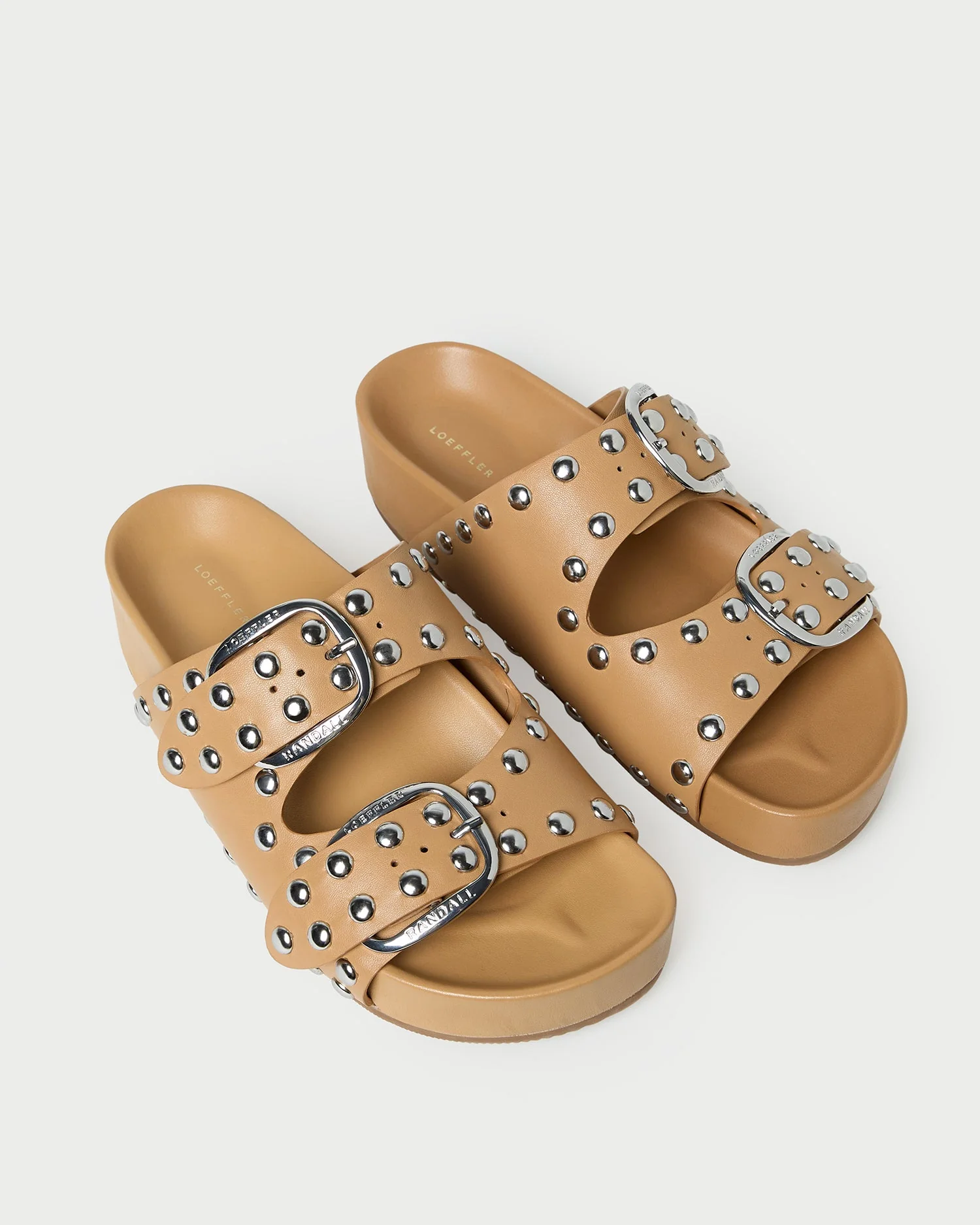 Loeffler Randall - Joni Khaki Studded Sandal - Image 3