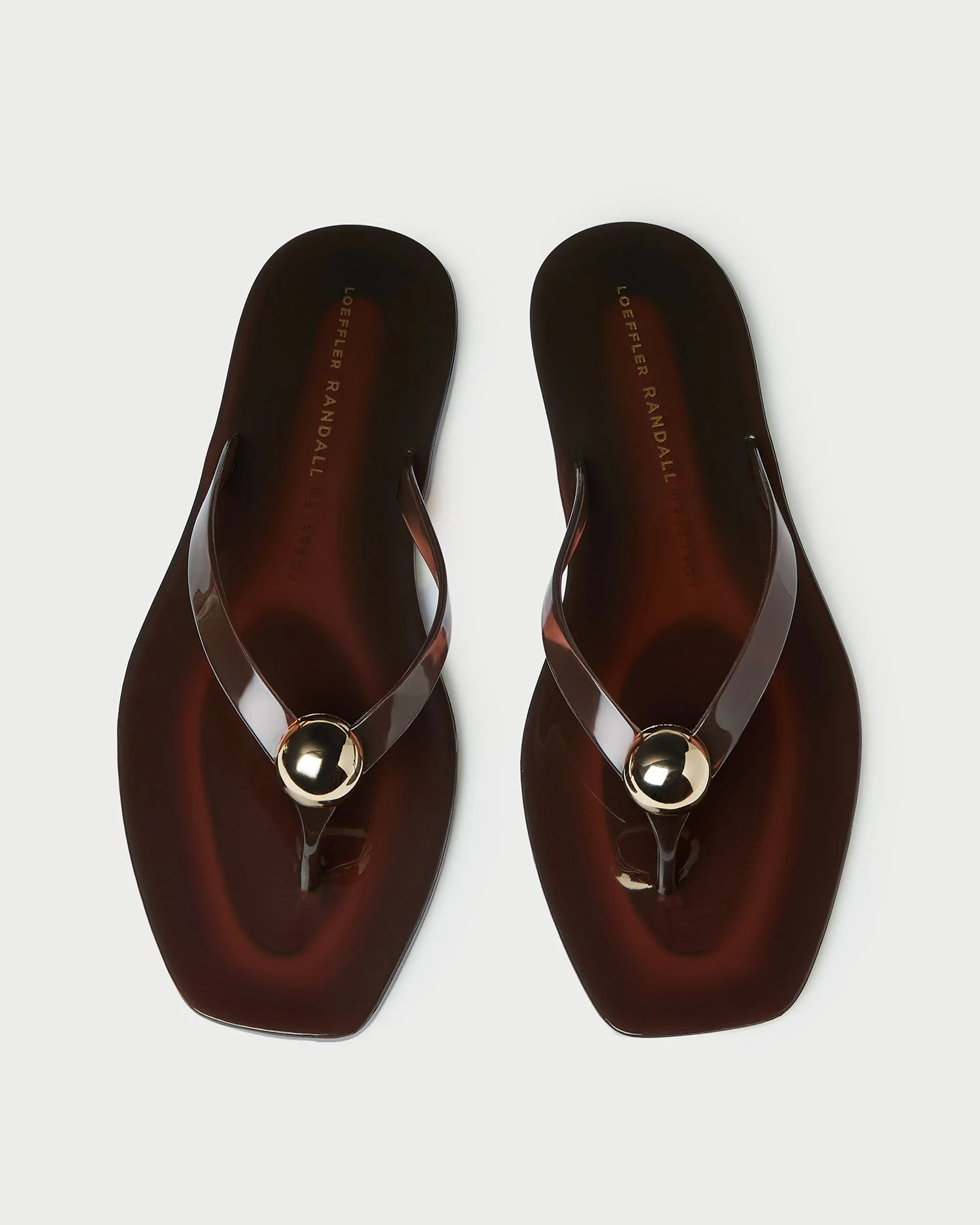Loeffler Randall - Jovie Brown Jelly Flip Flop