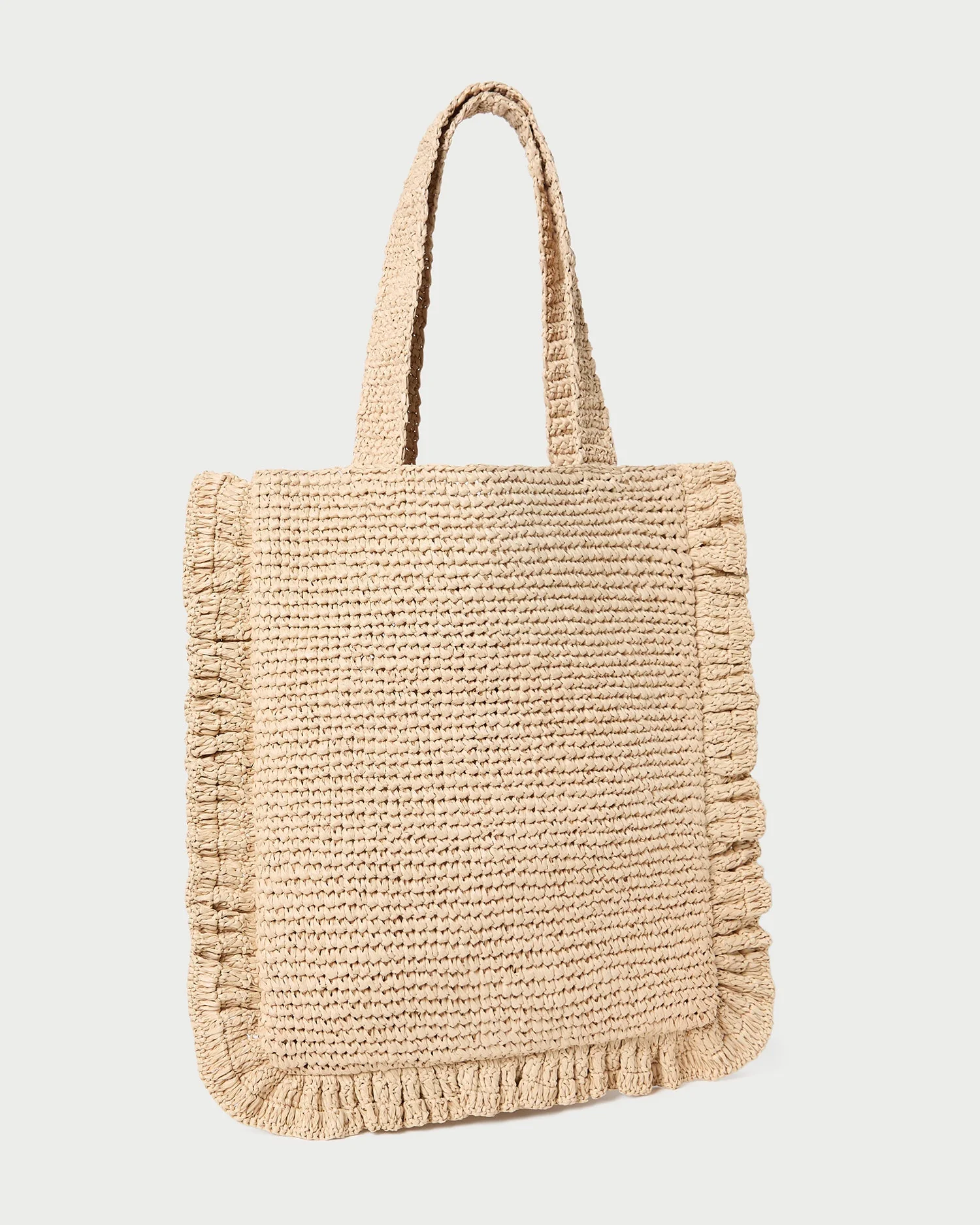 Loeffler Randall - Justine Natural Crochet Ruffle Tote - Image 2