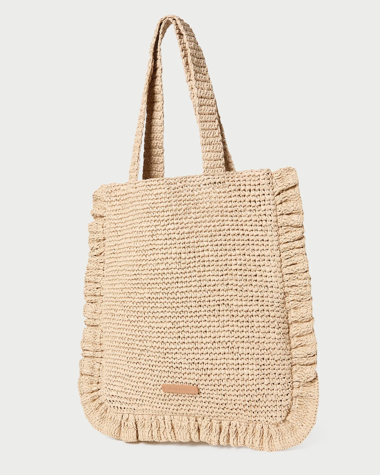 Loeffler Randall - Justine Natural Crochet Ruffle Tote - Image 4