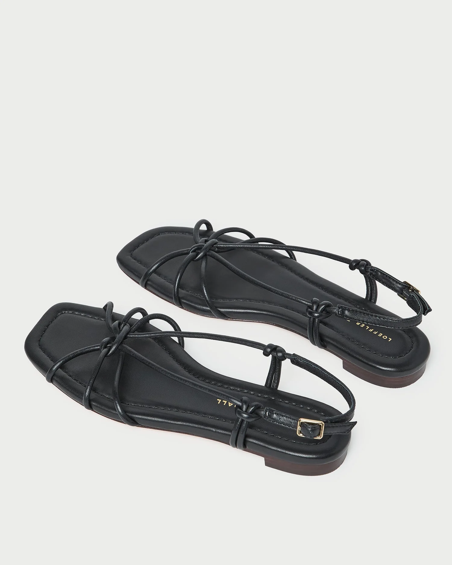 Loeffler Randall - Karly Black Leather Strappy Sandal - Image 5
