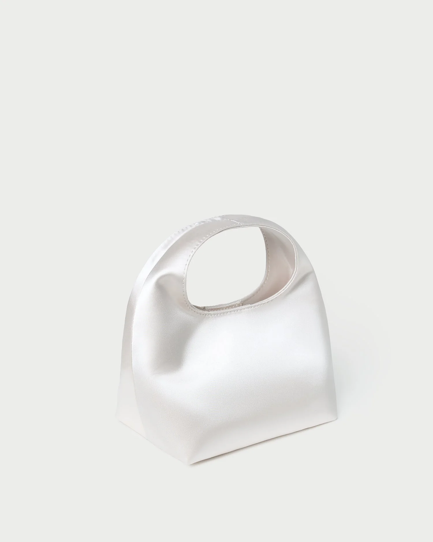Loeffler Randall - Kenzie Cream Satin Mini Bag - Image 2