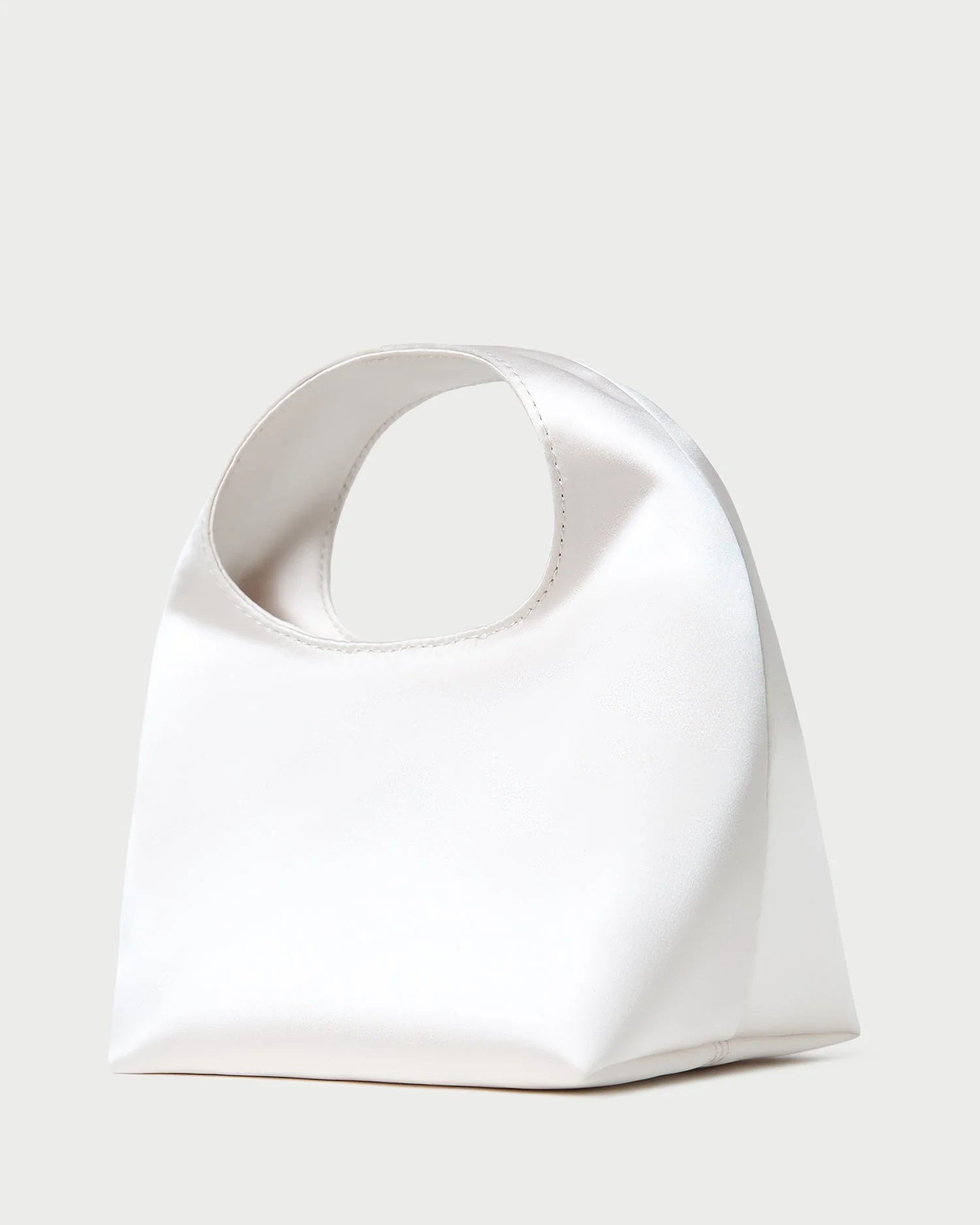 Loeffler Randall - Kenzie Cream Satin Mini Bag - Image 3