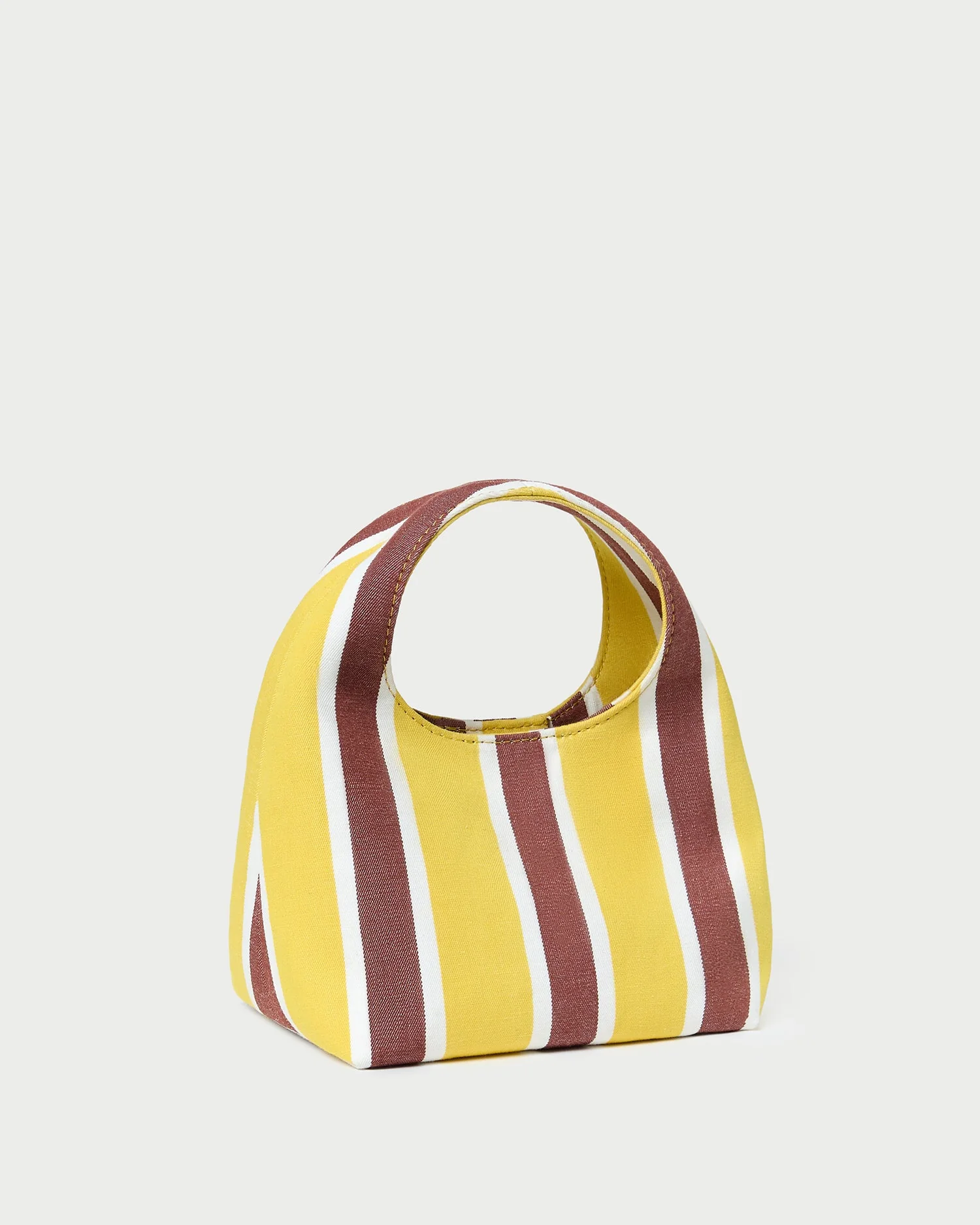 Loeffler Randall - Kenzie Yellow/Brown Stripe Mini Bag - Image 2