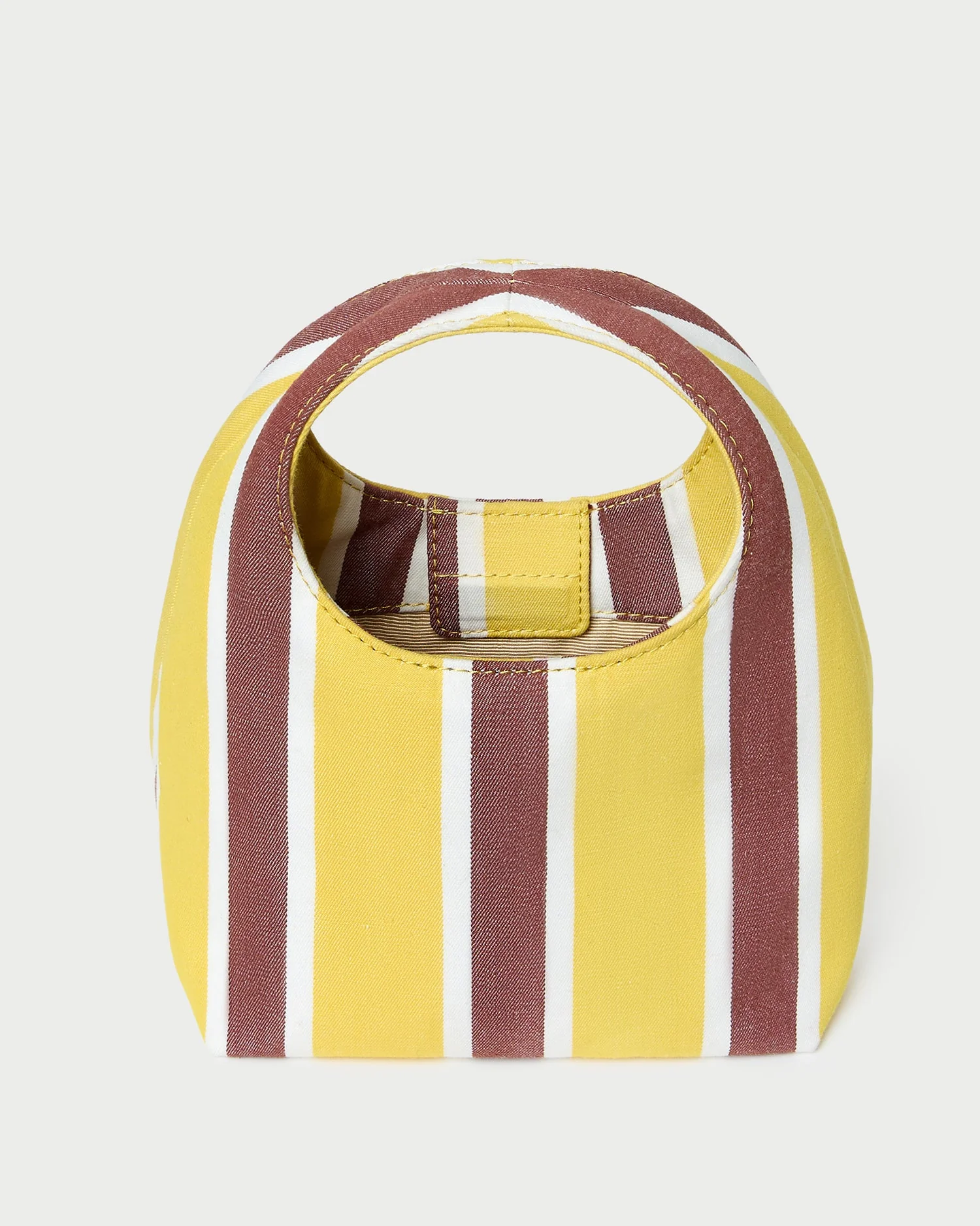 Loeffler Randall - Kenzie Yellow/Brown Stripe Mini Bag - Image 3