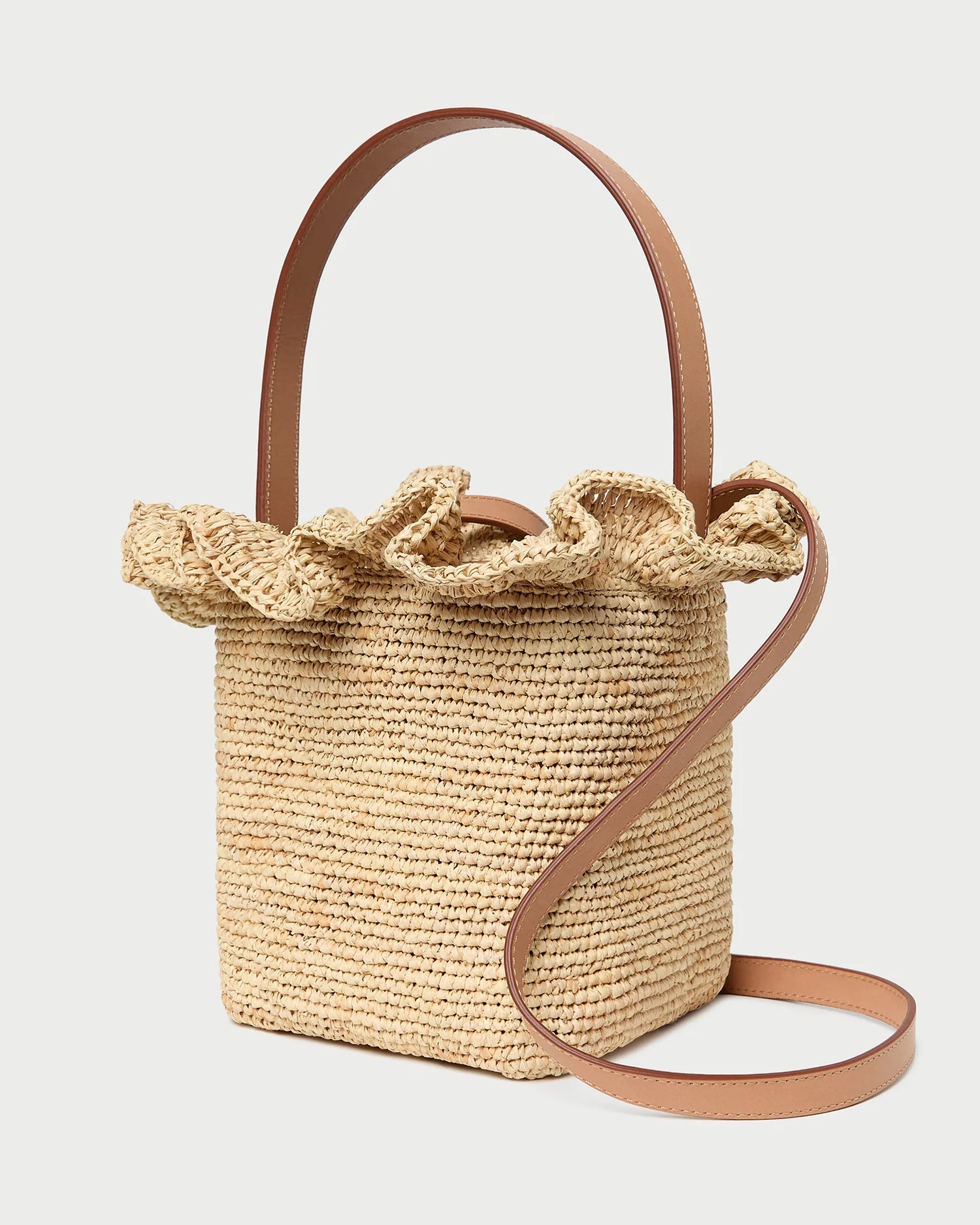 Loeffler Randall - Laith Natural Crochet Bucket Bag - Image 2