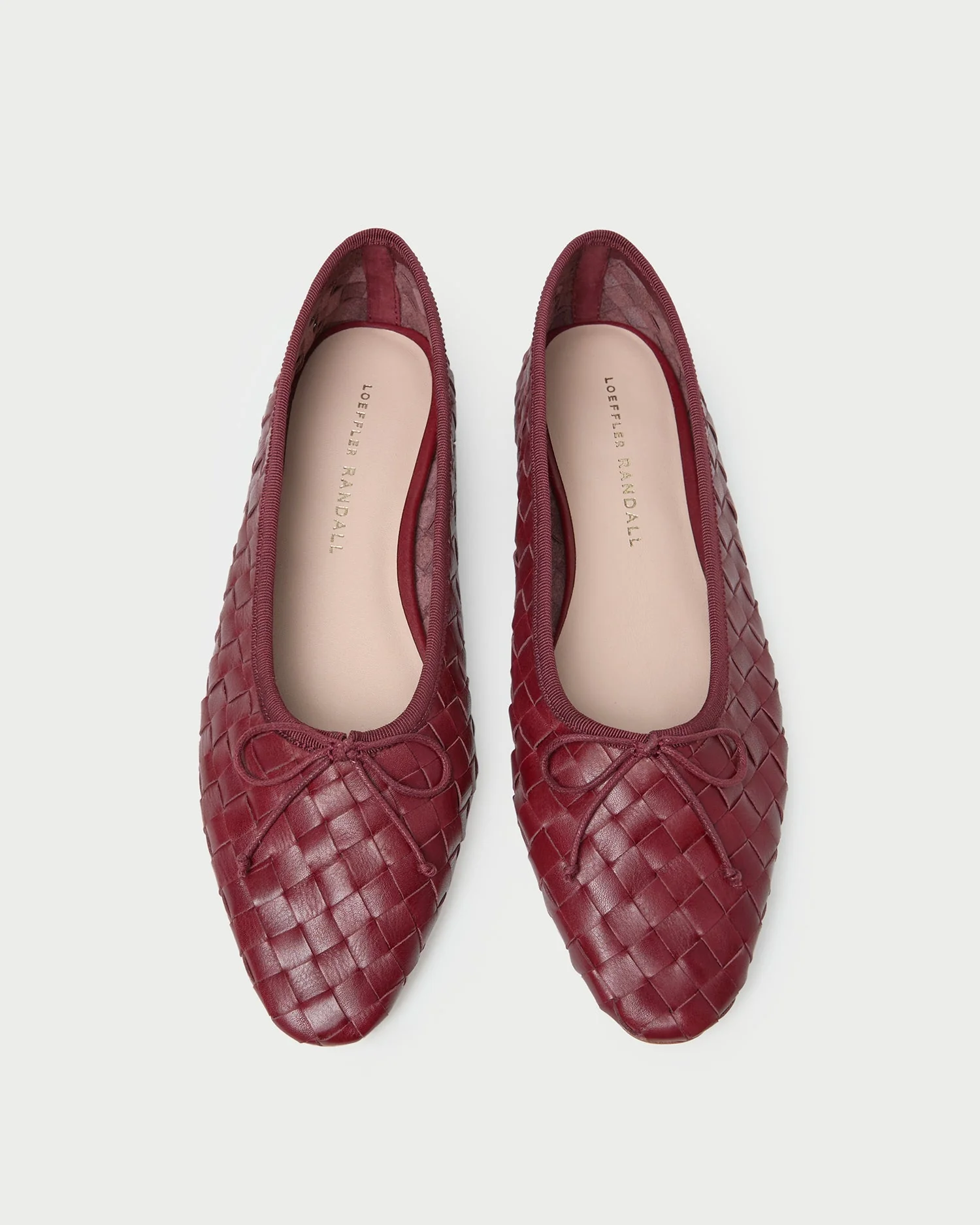 Loeffler Randall - Landry Wine Woven Ballet Flat