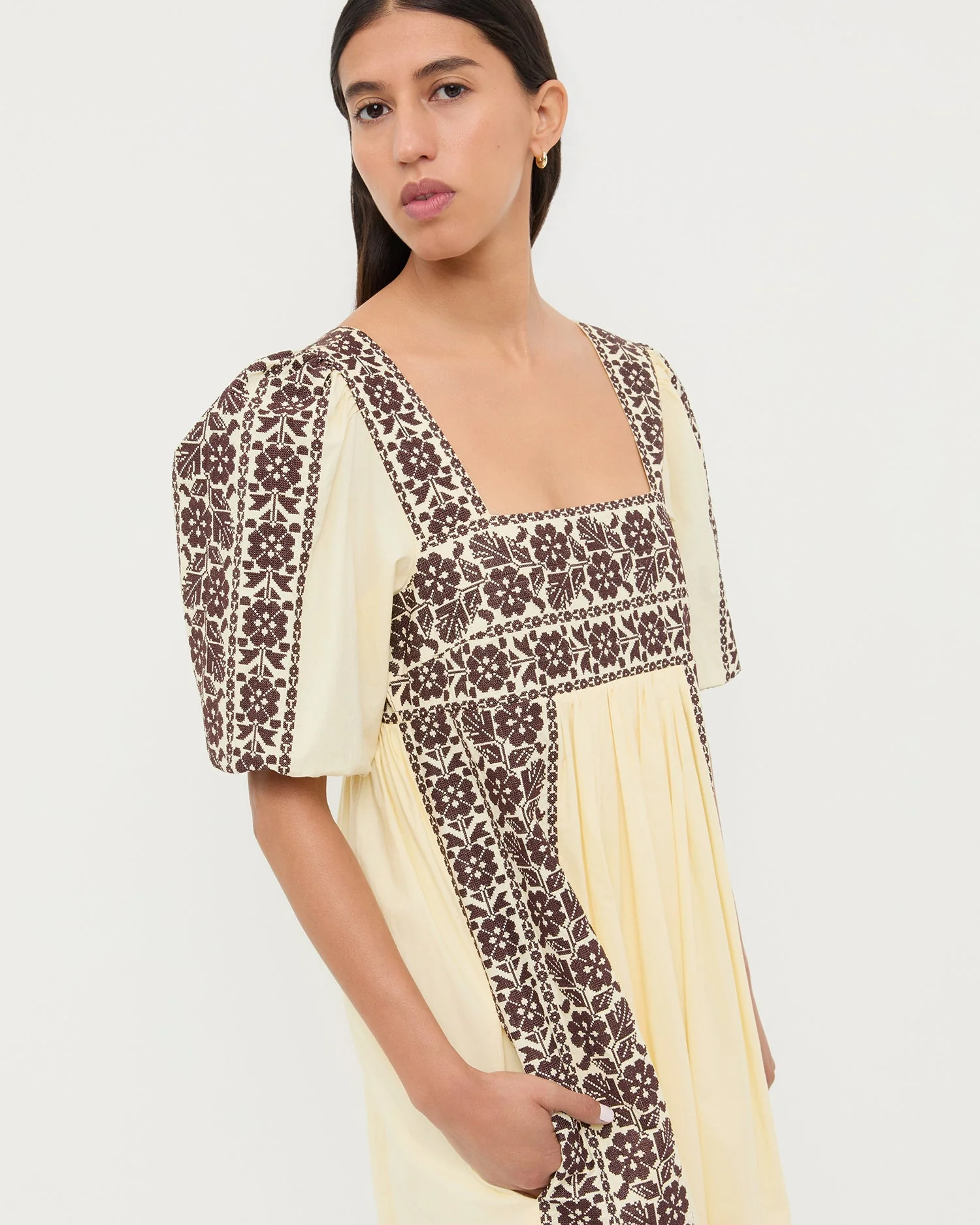 Loeffler Randall - Lotus Embroidered Dress - Image 4