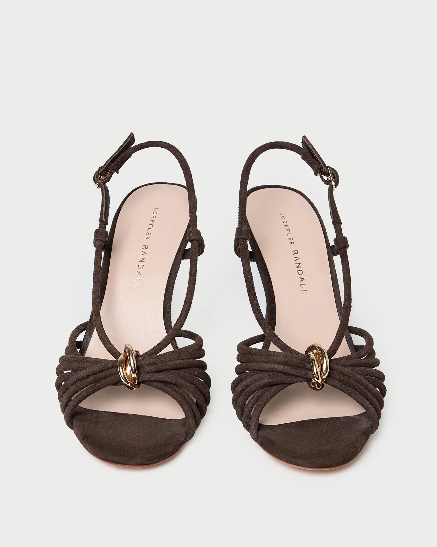 Loeffler Randall - Mareka Brown Suede Heeled Sandal - Image 3