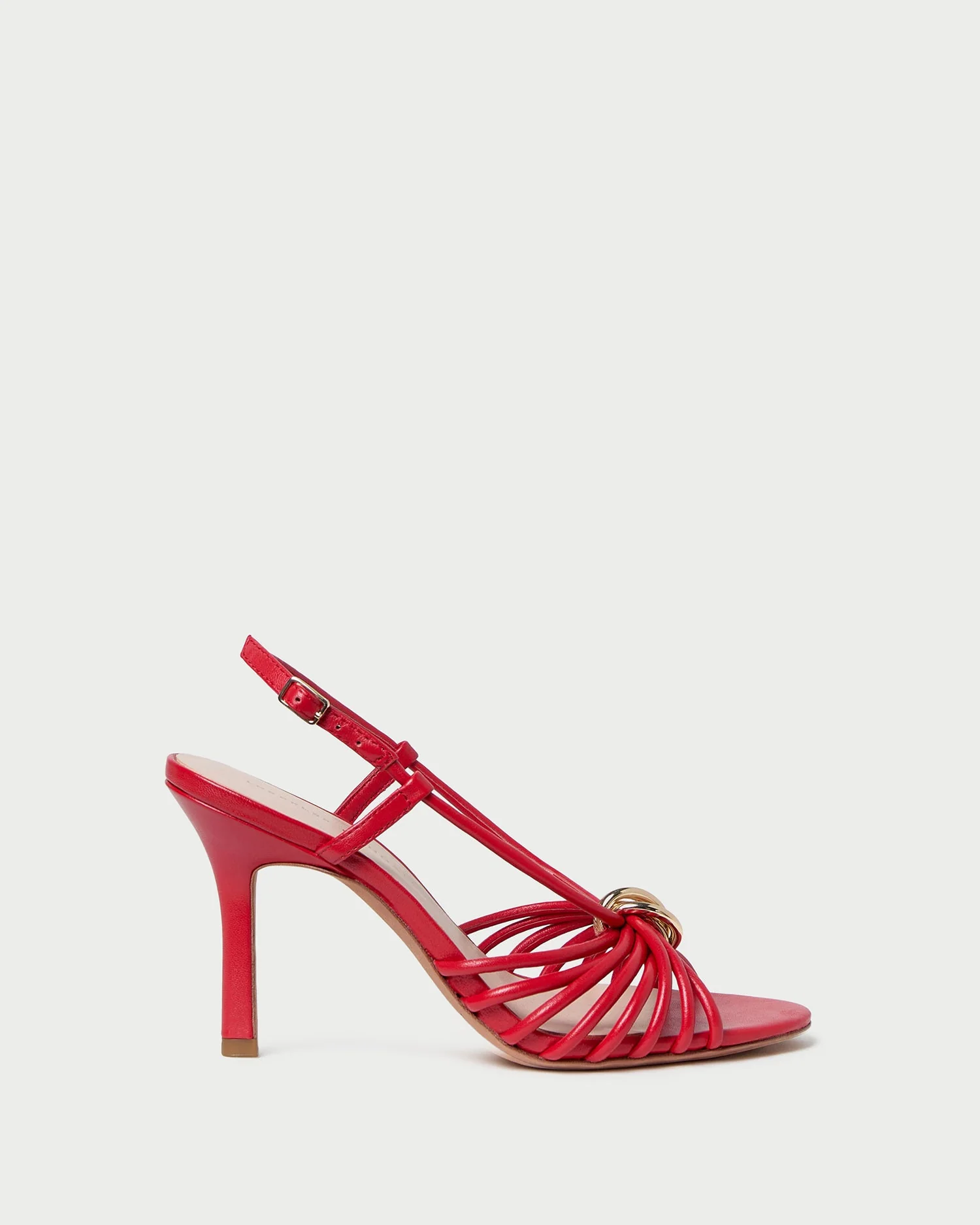 Loeffler Randall - Mareka Red Leather Heeled Sandal