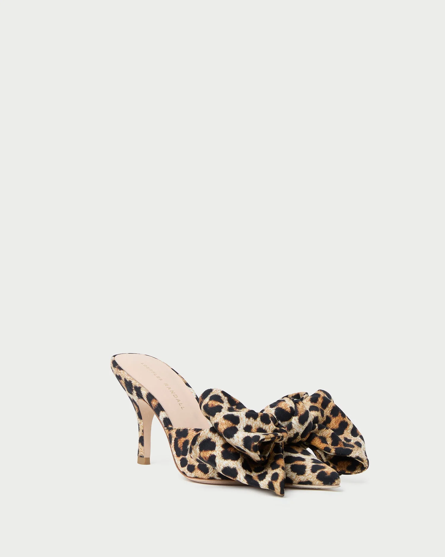 Loeffler Randall - Margot Leopard Jersey Bow Mule