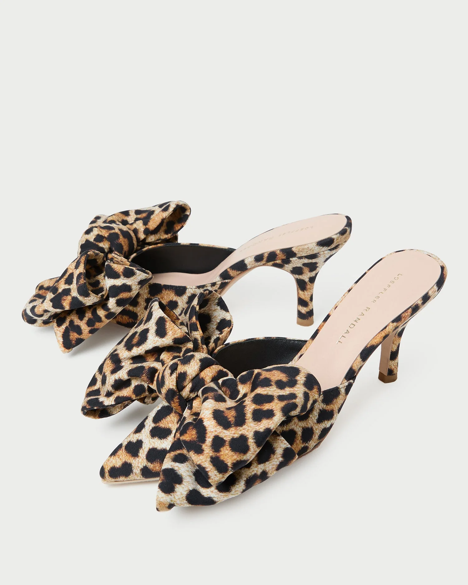 Loeffler Randall - Margot Leopard Jersey Bow Mule - Image 5