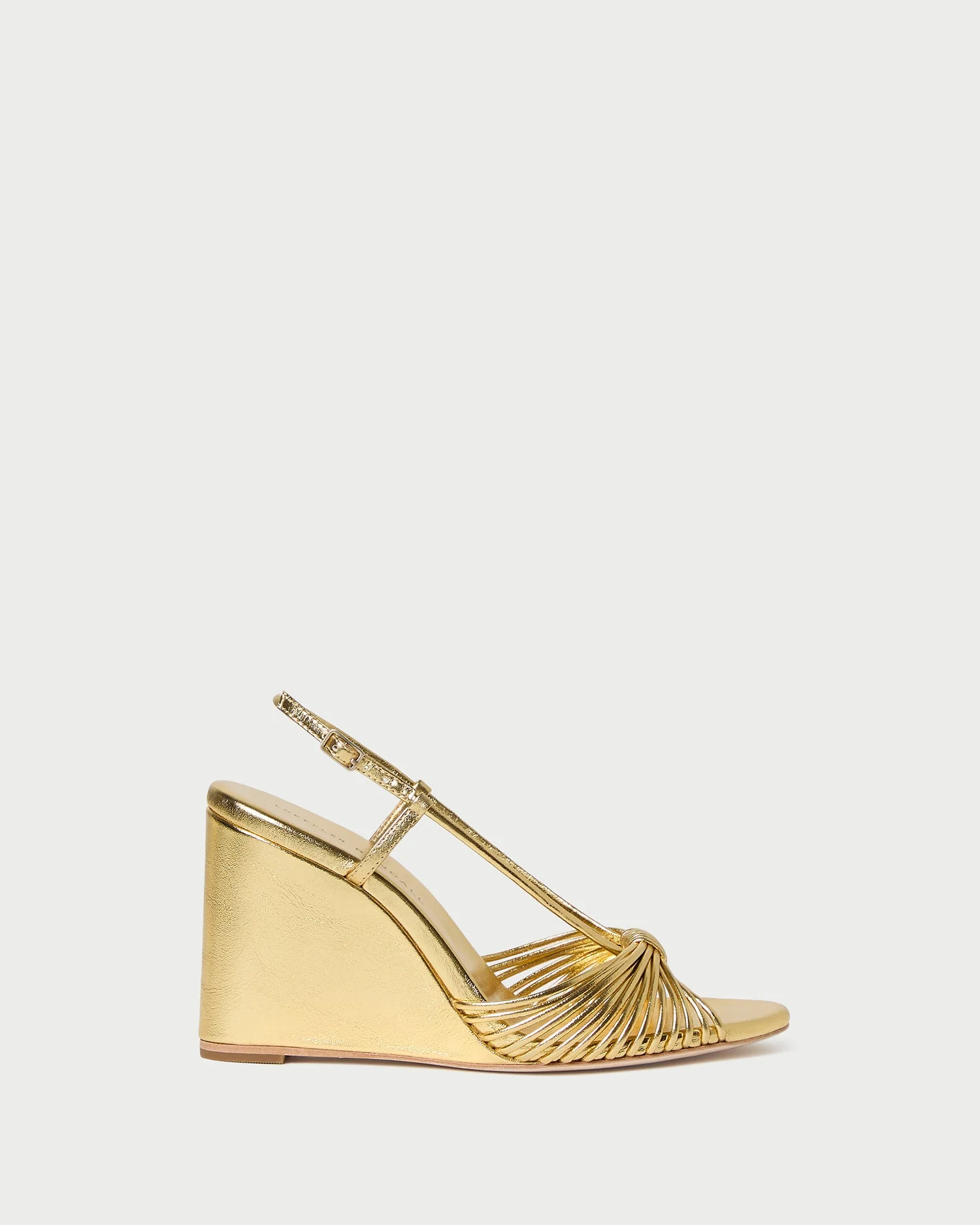 Loeffler Randall - Marren Gold Leather Wedge
