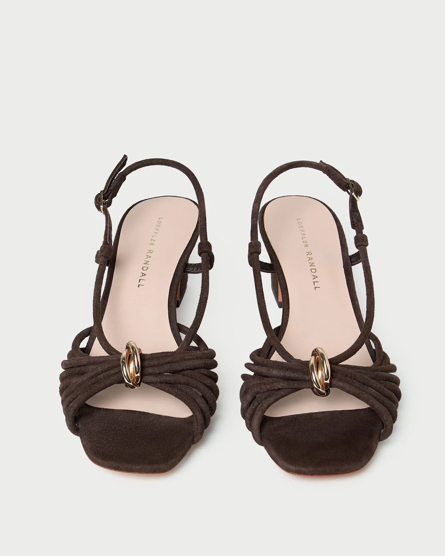Loeffler Randall - Minna Brown Suede Heeled Sandal - Image 3