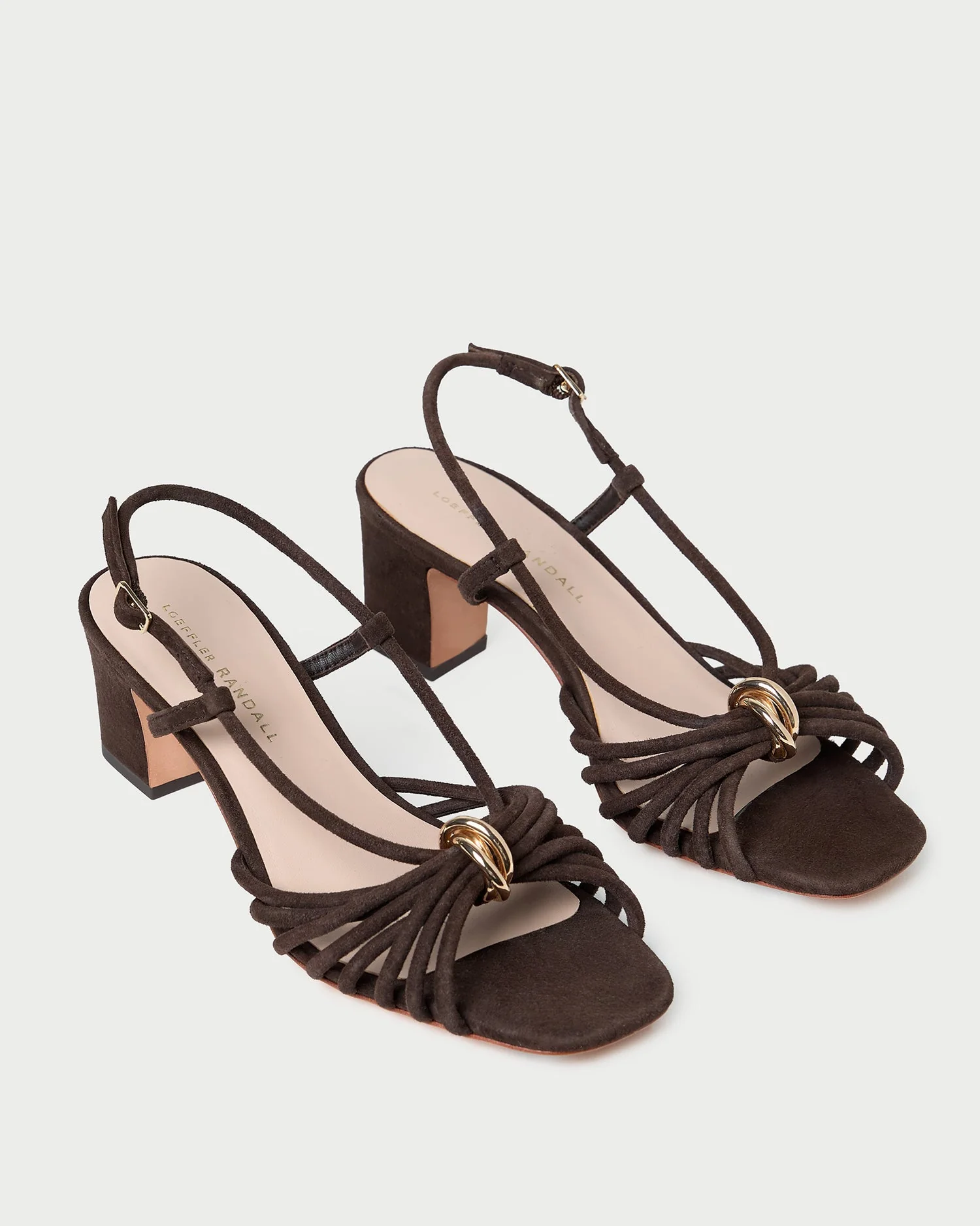 Loeffler Randall - Minna Brown Suede Heeled Sandal - Image 4