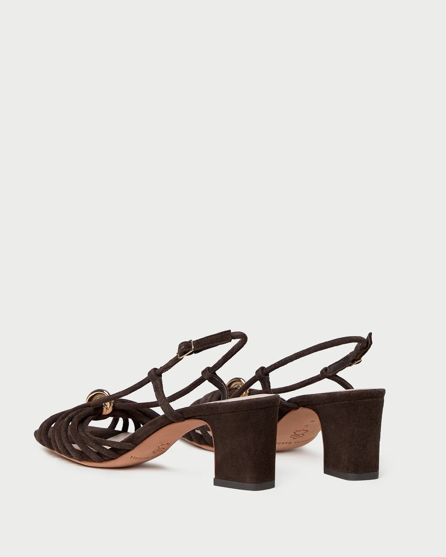Loeffler Randall - Minna Brown Suede Heeled Sandal - Image 5