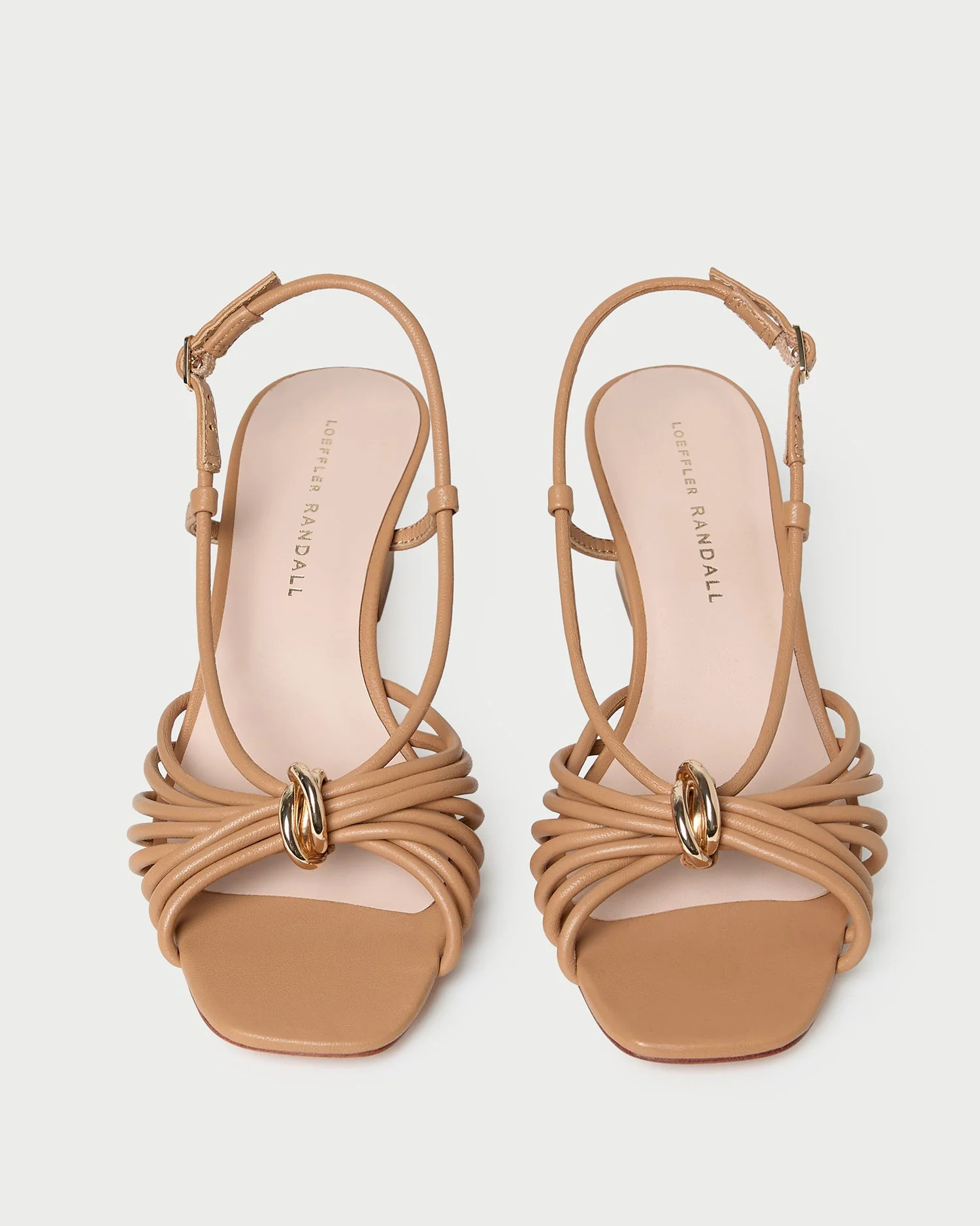Loeffler Randall - Minna Dune Leather Heeled Sandal - Image 3