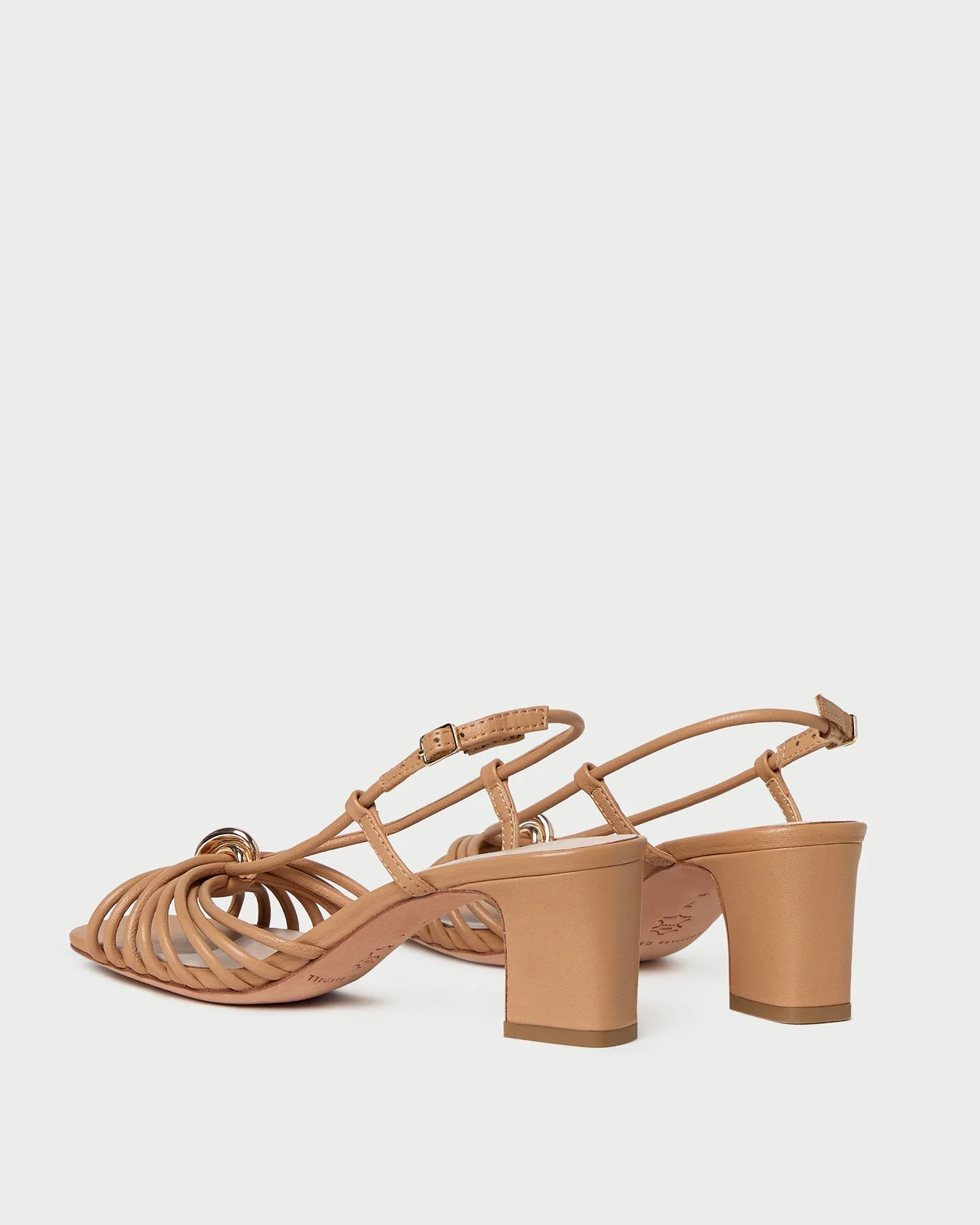 Loeffler Randall - Minna Dune Leather Heeled Sandal - Image 5