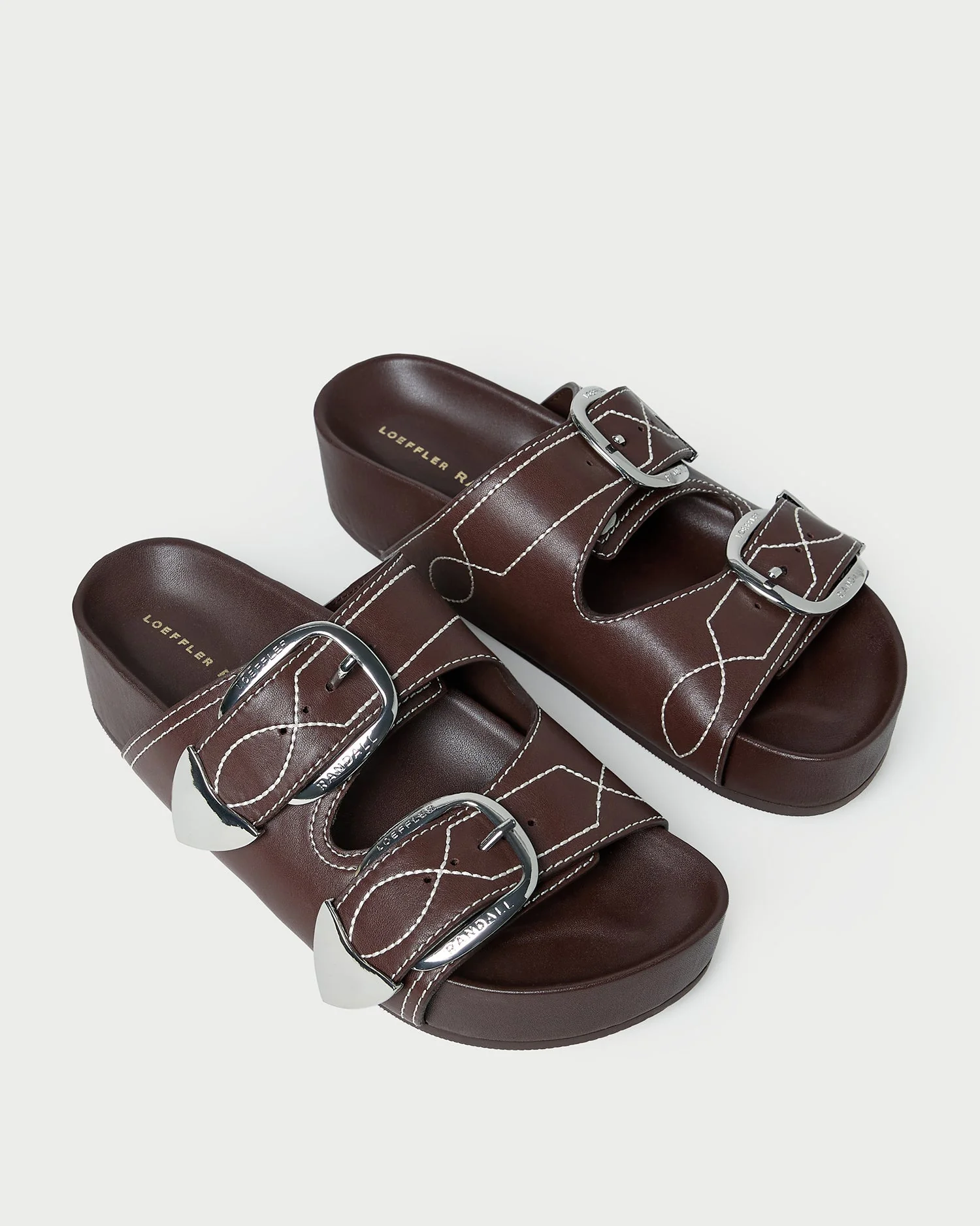 Loeffler Randall - Nico Espresso Two - Band Sandal - Image 3