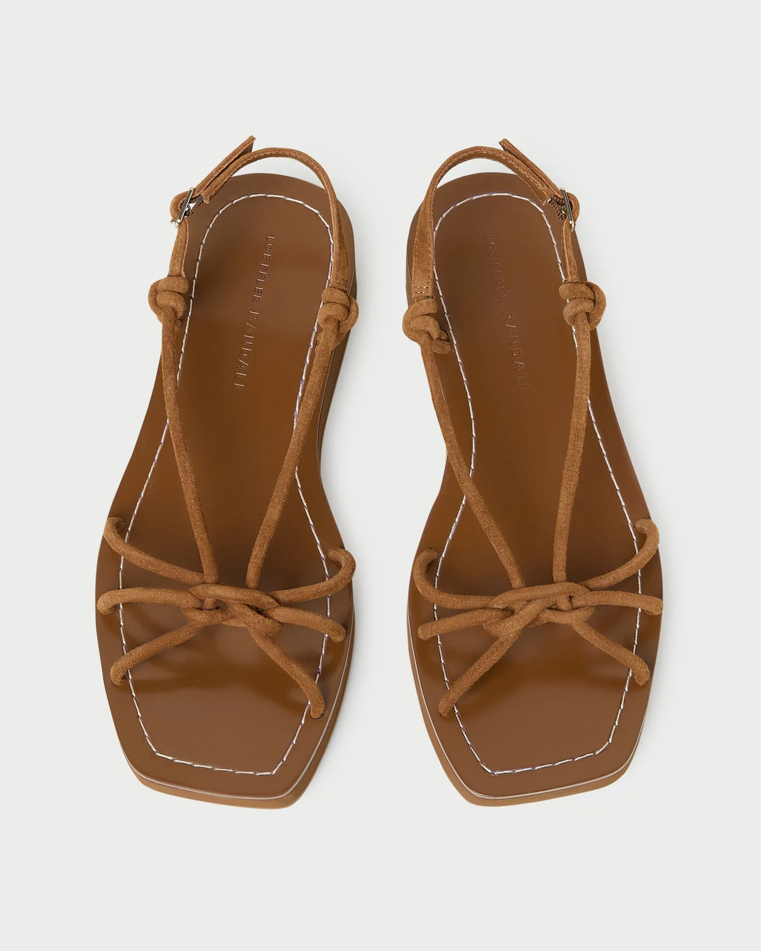 Loeffler Randall - Nomi Cacao Suede Platform Sandal