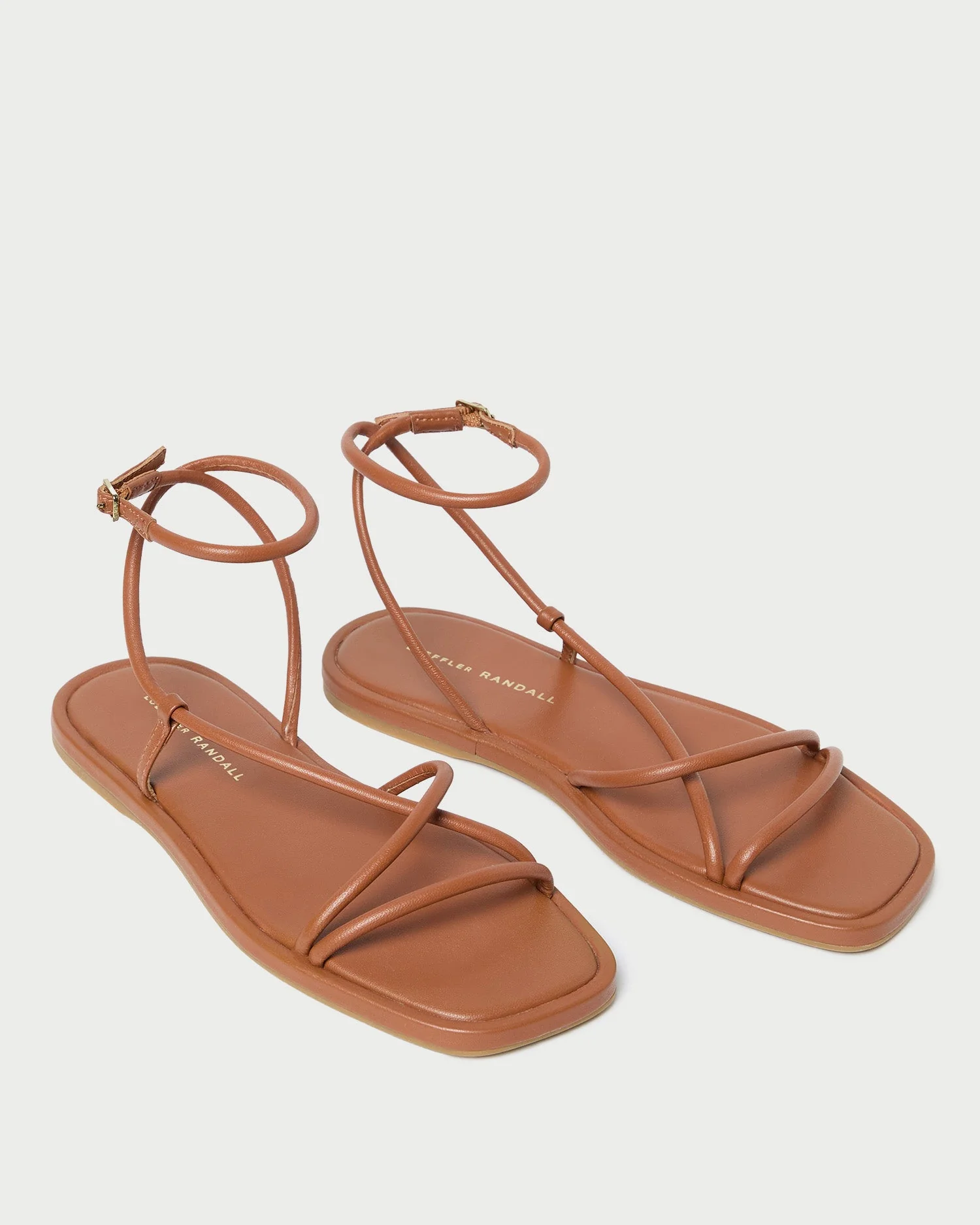 Loeffler Randall - Noor Timber Leather Flat Sandal - Image 4