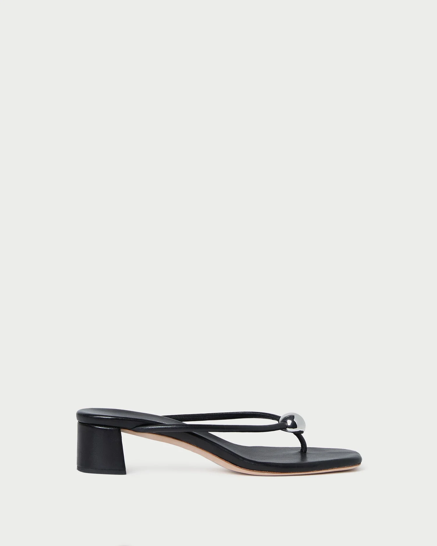 Loeffler Randall - Odessa Black Leather Heeled Sandal