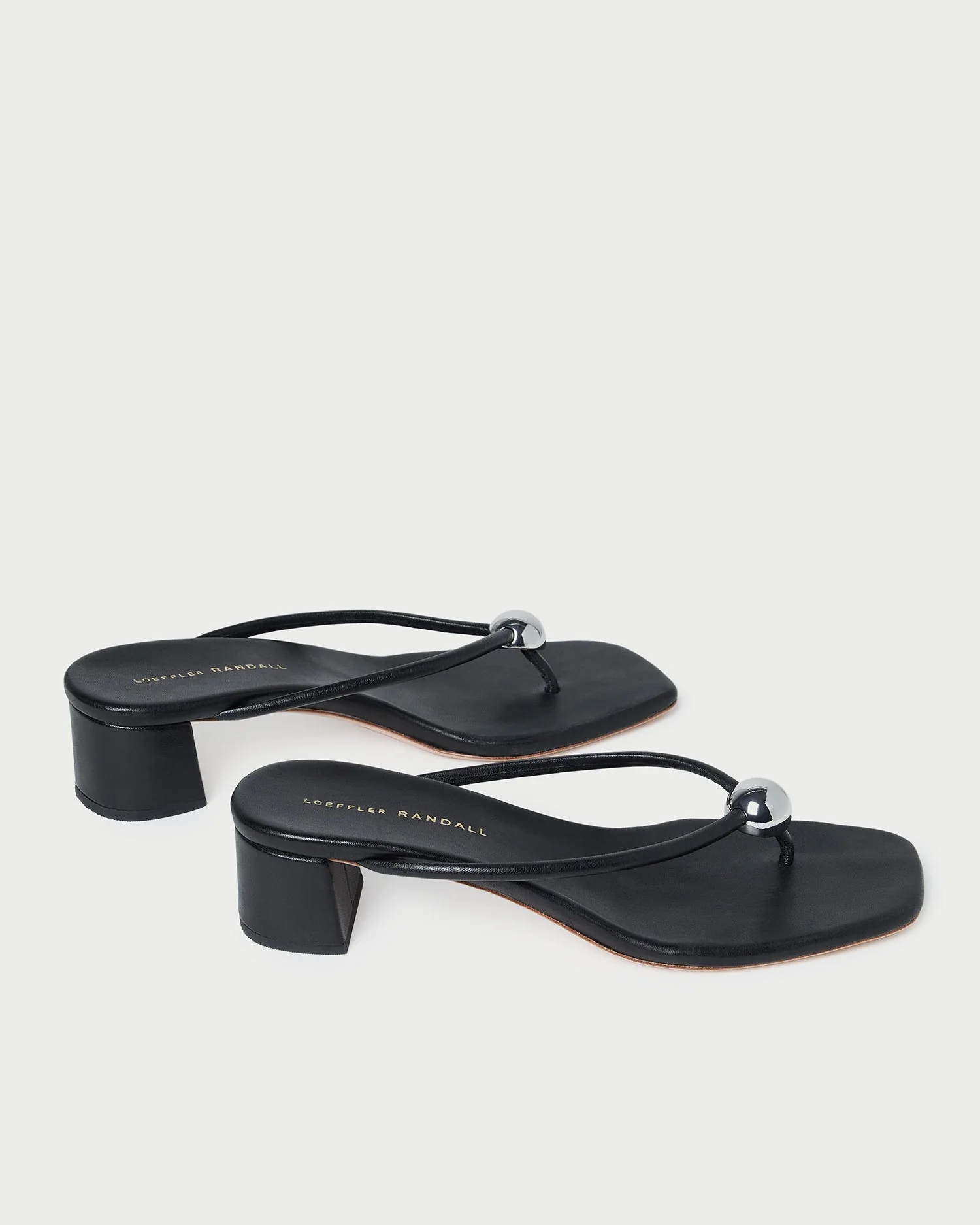 Loeffler Randall - Odessa Black Leather Heeled Sandal - Image 4