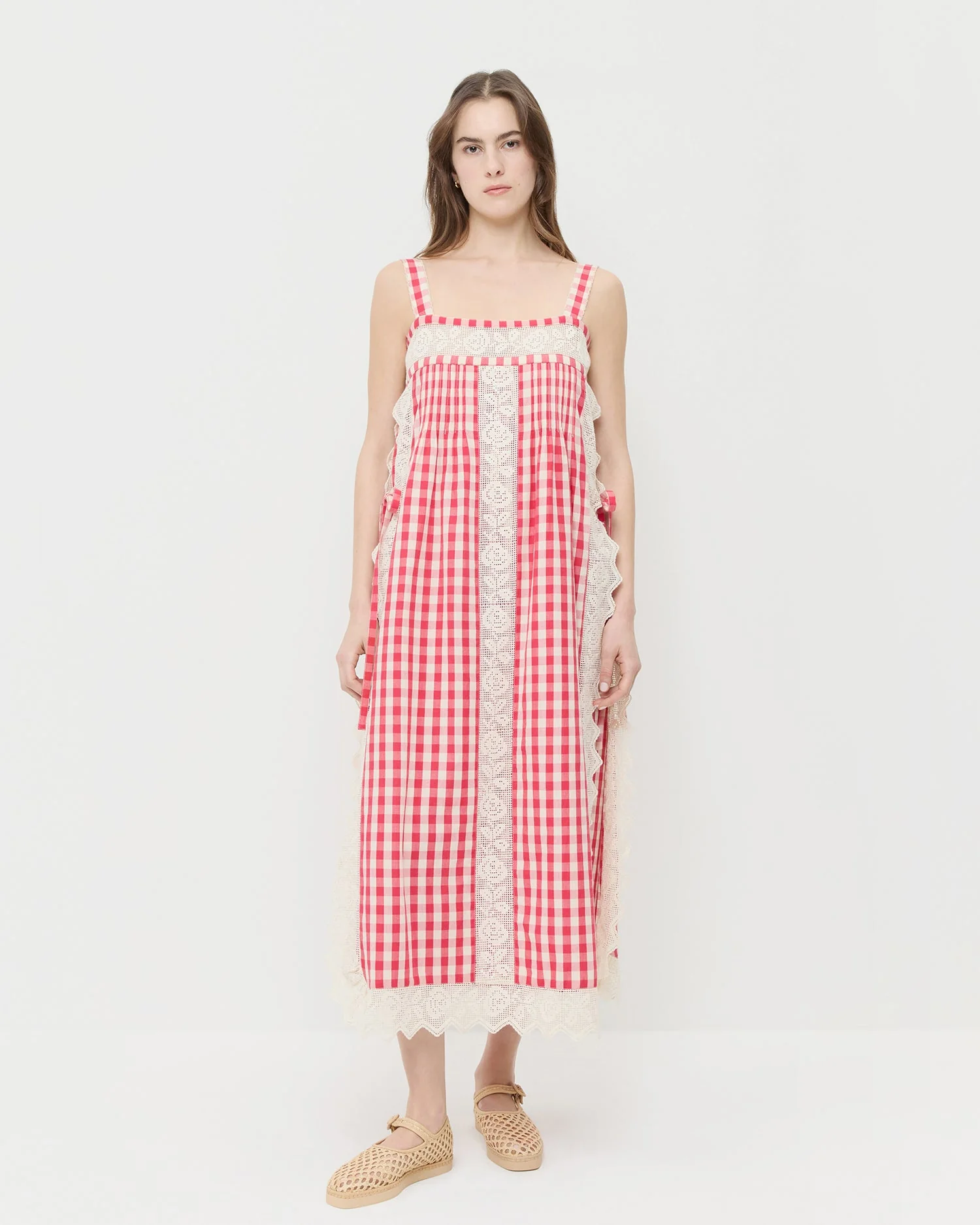 Loeffler Randall - Poppy Lace Trim Dress