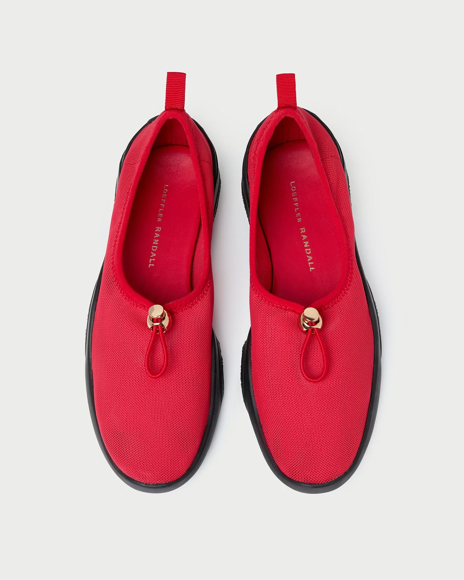 Loeffler Randall - Raina Red Mesh Flat