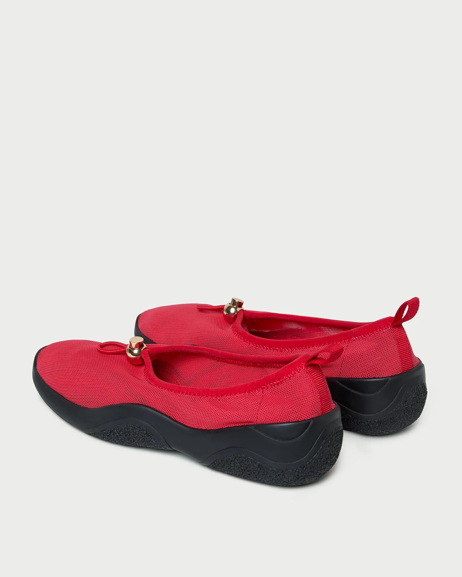 Loeffler Randall - Raina Red Mesh Flat - Image 5