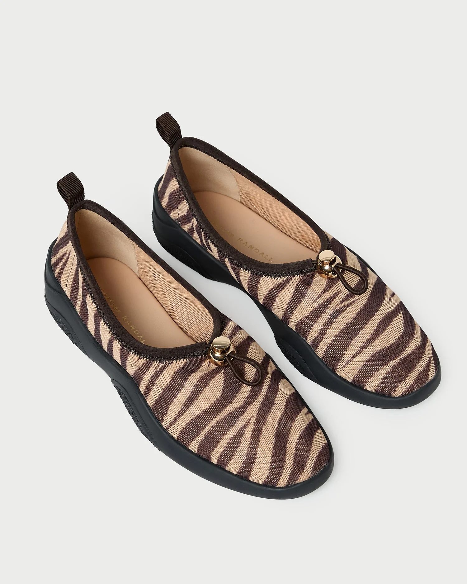 Loeffler Randall - Raina Zebra Mesh Flat - Image 4