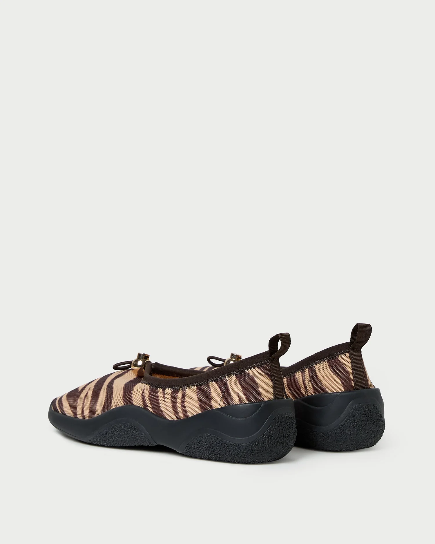 Loeffler Randall - Raina Zebra Mesh Flat - Image 5