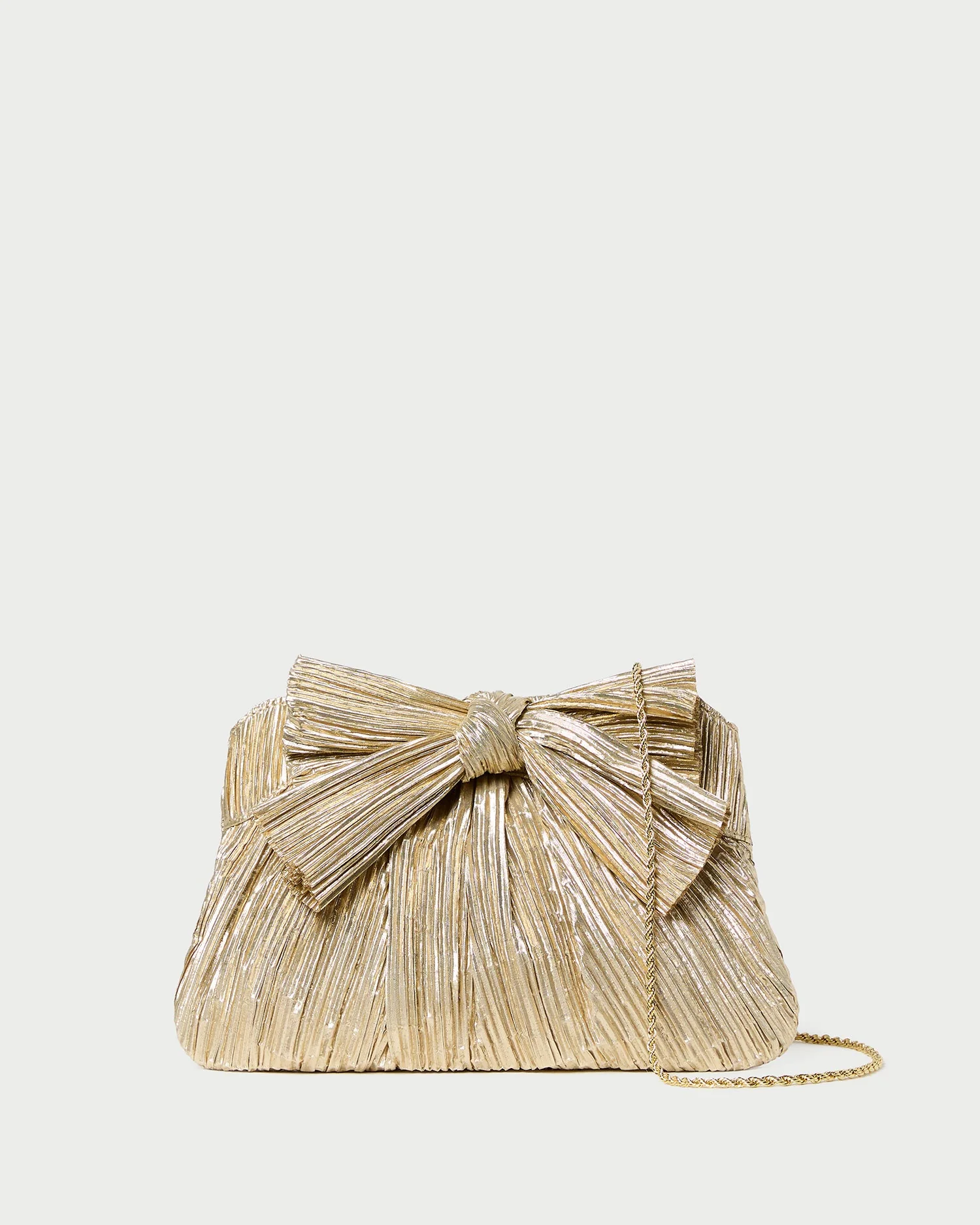 Loeffler Randall - Rayne Gold Bow Clutch