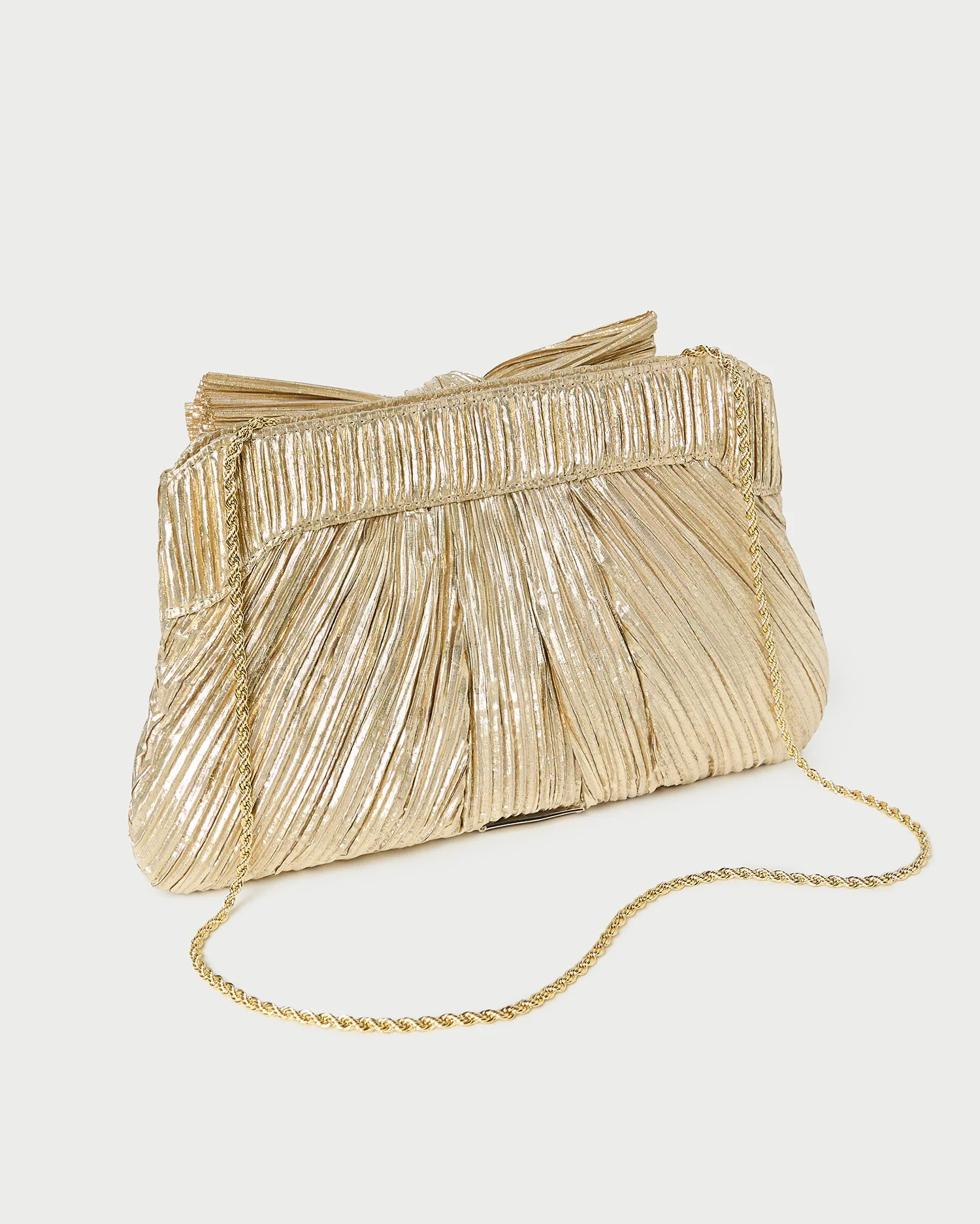 Loeffler Randall - Rayne Gold Bow Clutch - Image 2