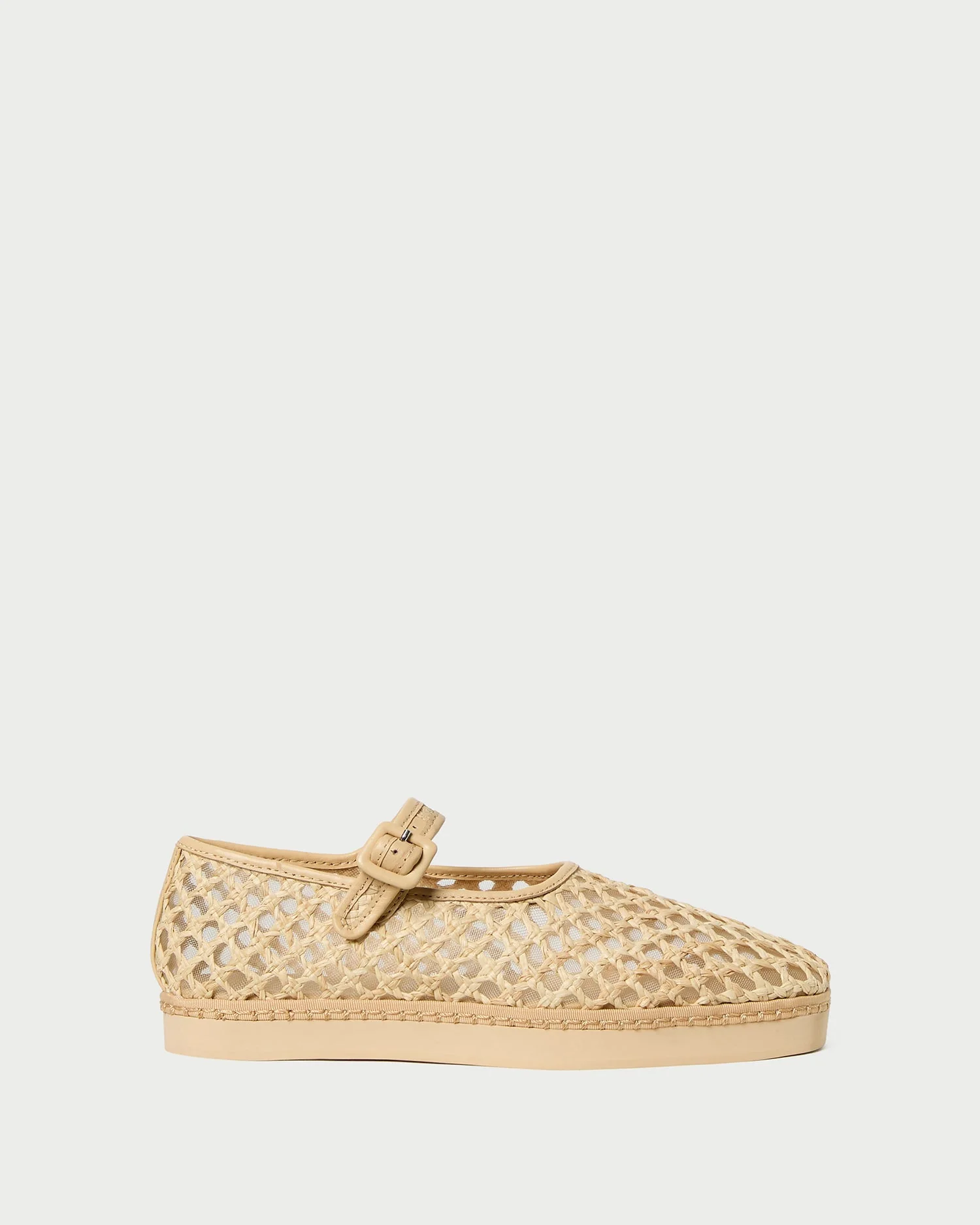 Loeffler Randall - Rita Natural Netted Mary Jane - Image 3