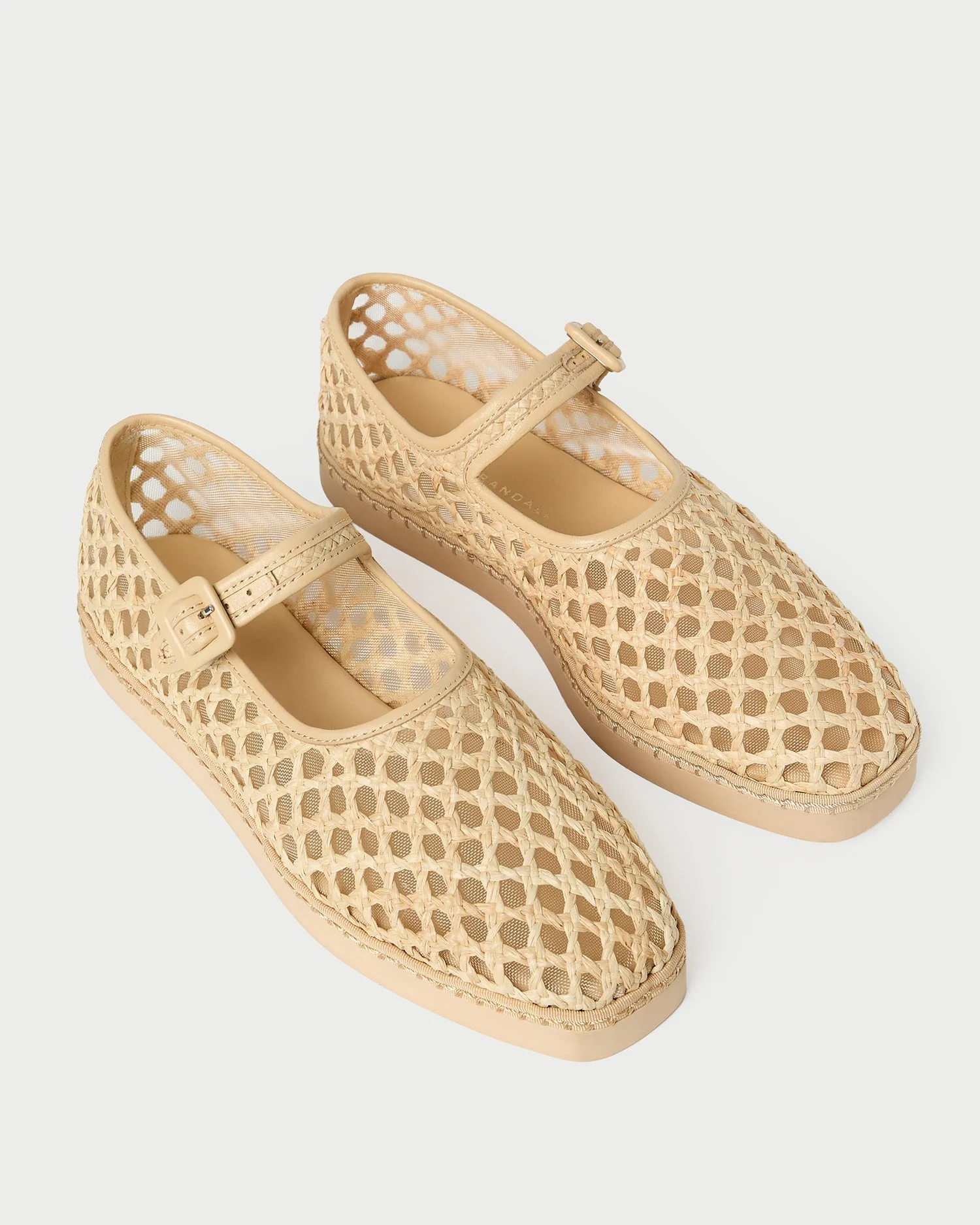 Loeffler Randall - Rita Natural Netted Mary Jane - Image 4