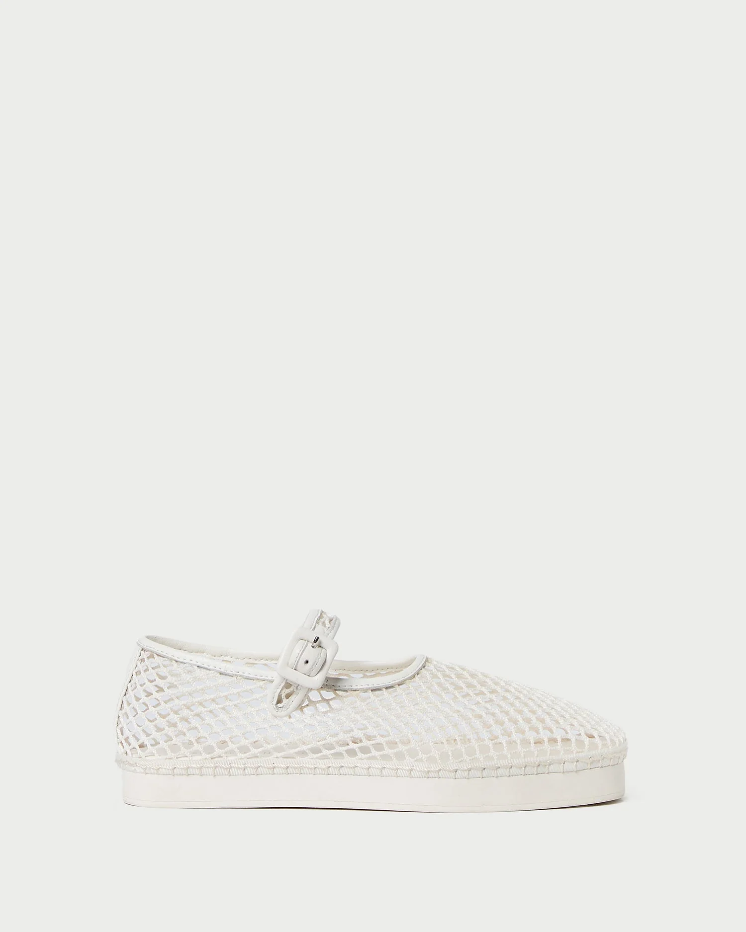 Loeffler Randall - Rita White Netted Mary Jane - Image 3