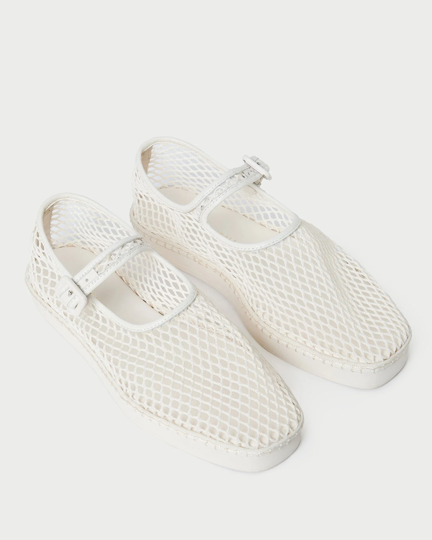 Loeffler Randall - Rita White Netted Mary Jane - Image 4